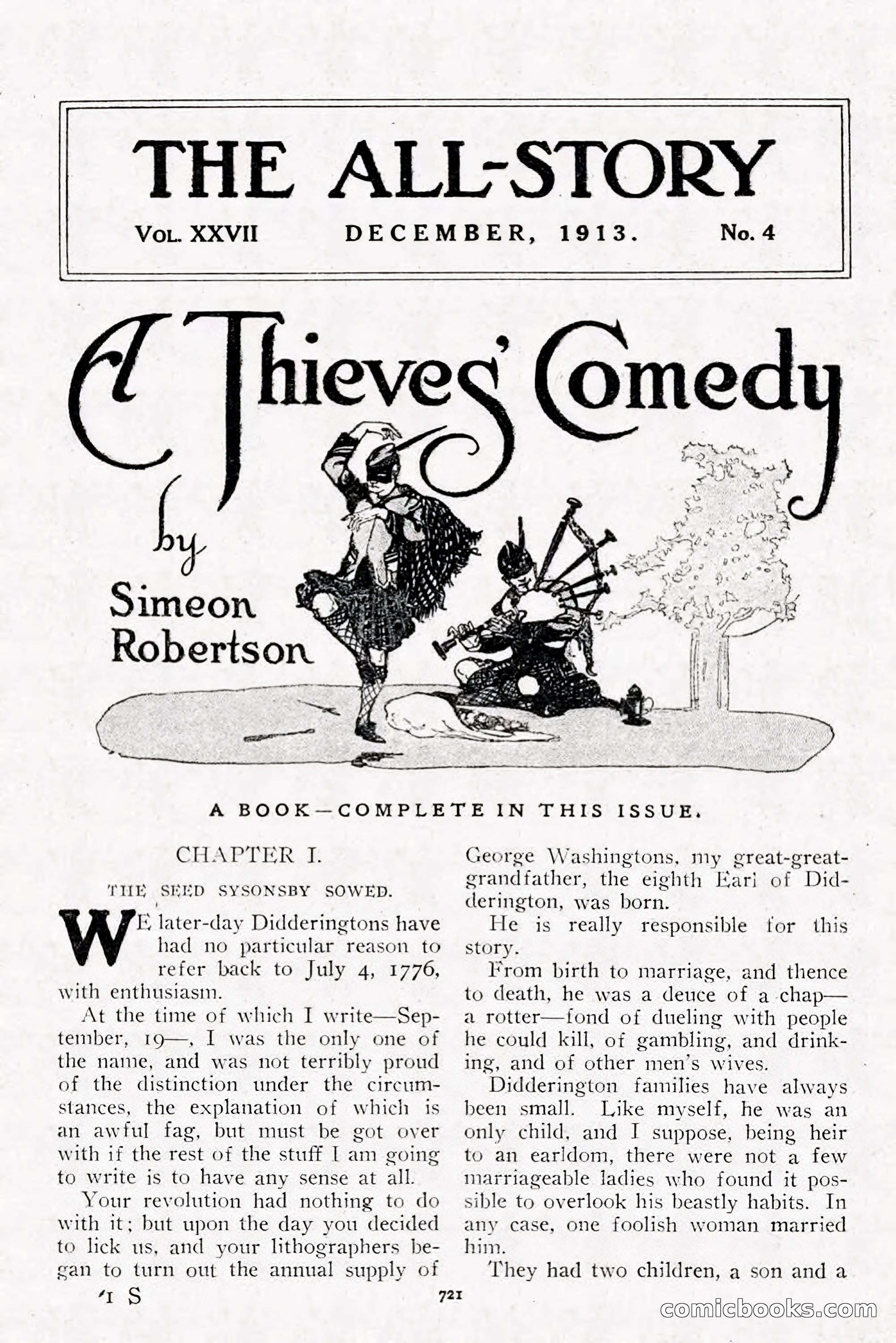 All Story Magazine, December 1913 — page 11 of 268