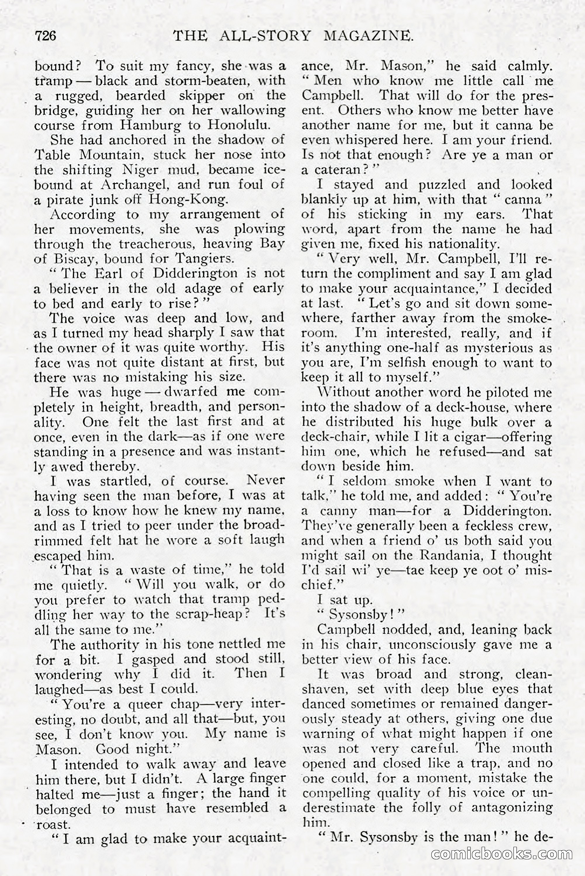 All Story Magazine, December 1913 — page 16 of 268