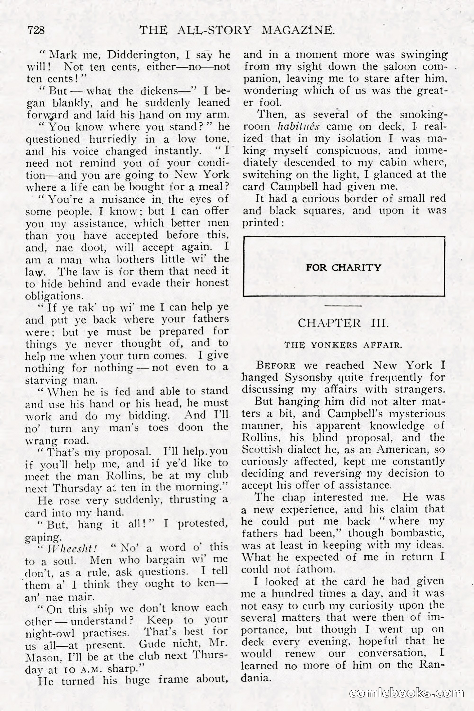 All Story Magazine, December 1913 — page 18 of 268