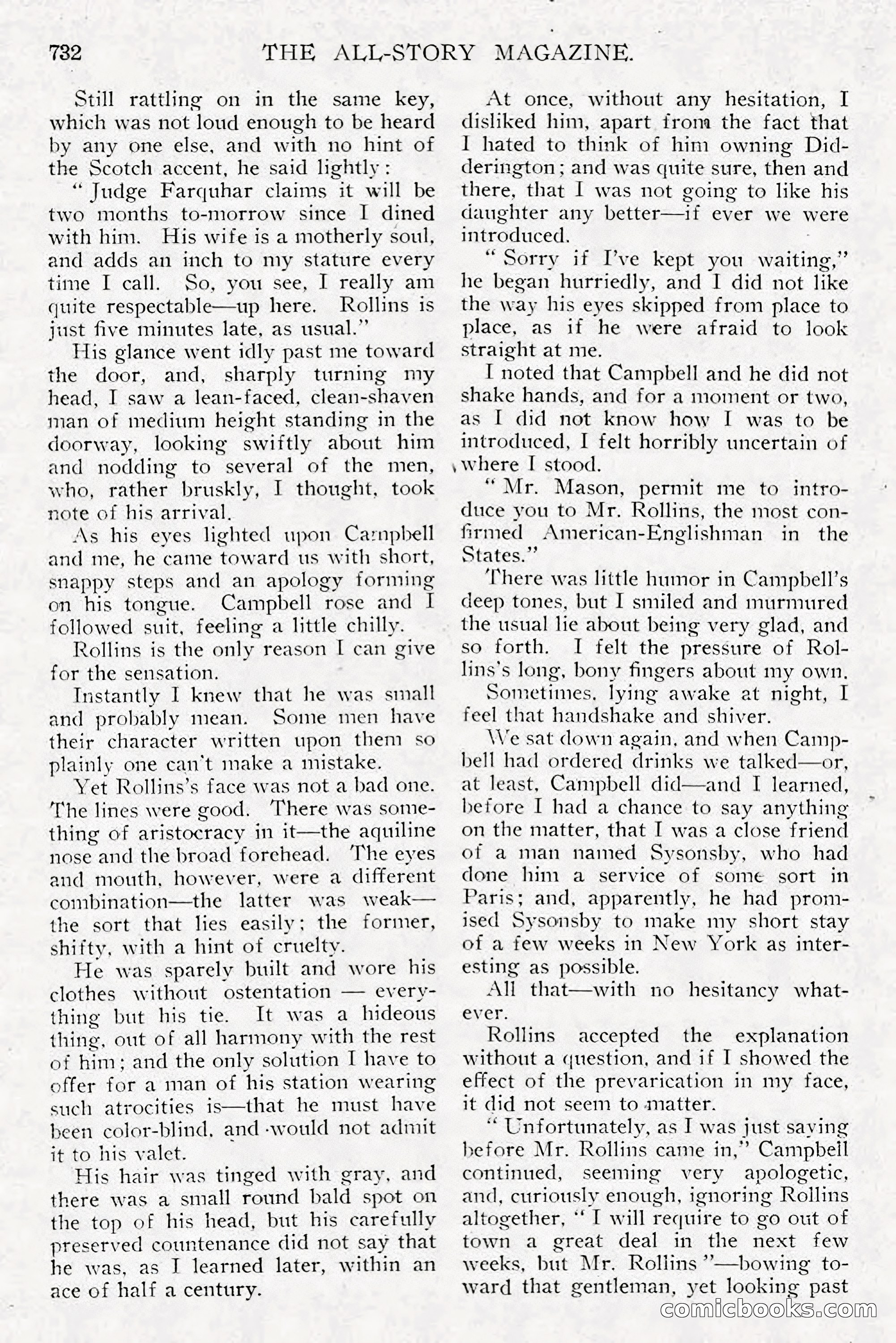 All Story Magazine, December 1913 — page 22 of 268
