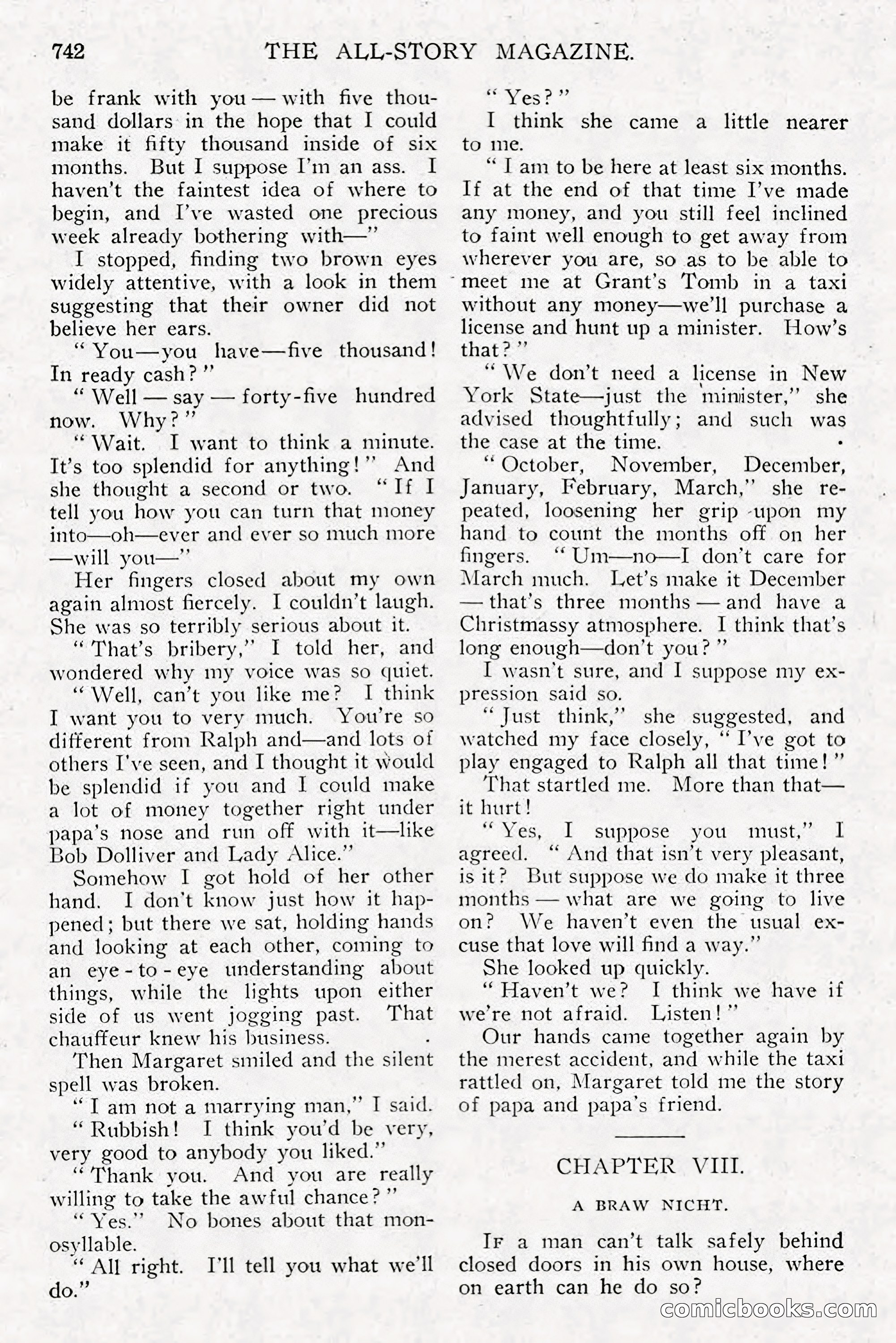 All Story Magazine, December 1913 — page 32 of 268