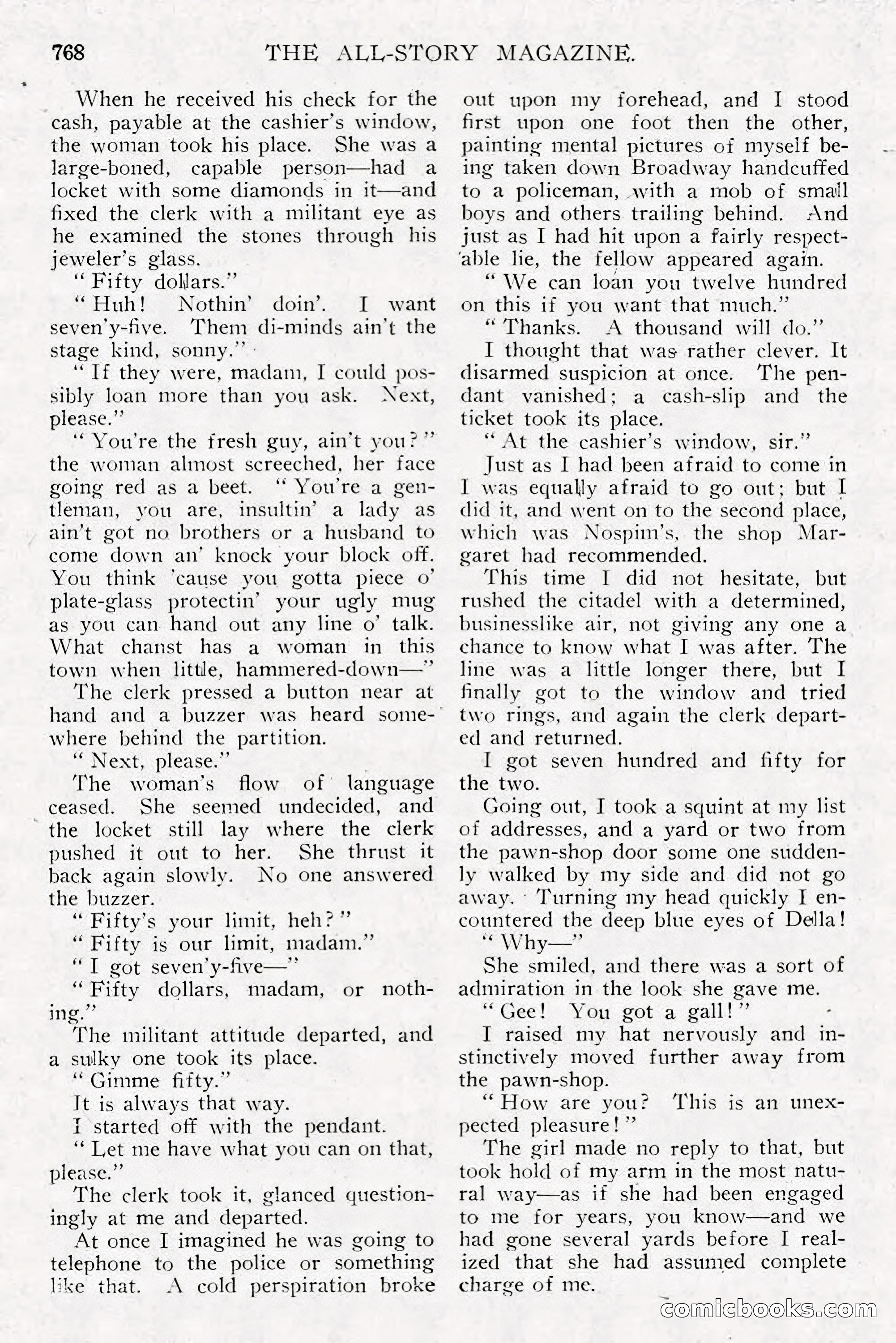 All Story Magazine, December 1913 — page 58 of 268