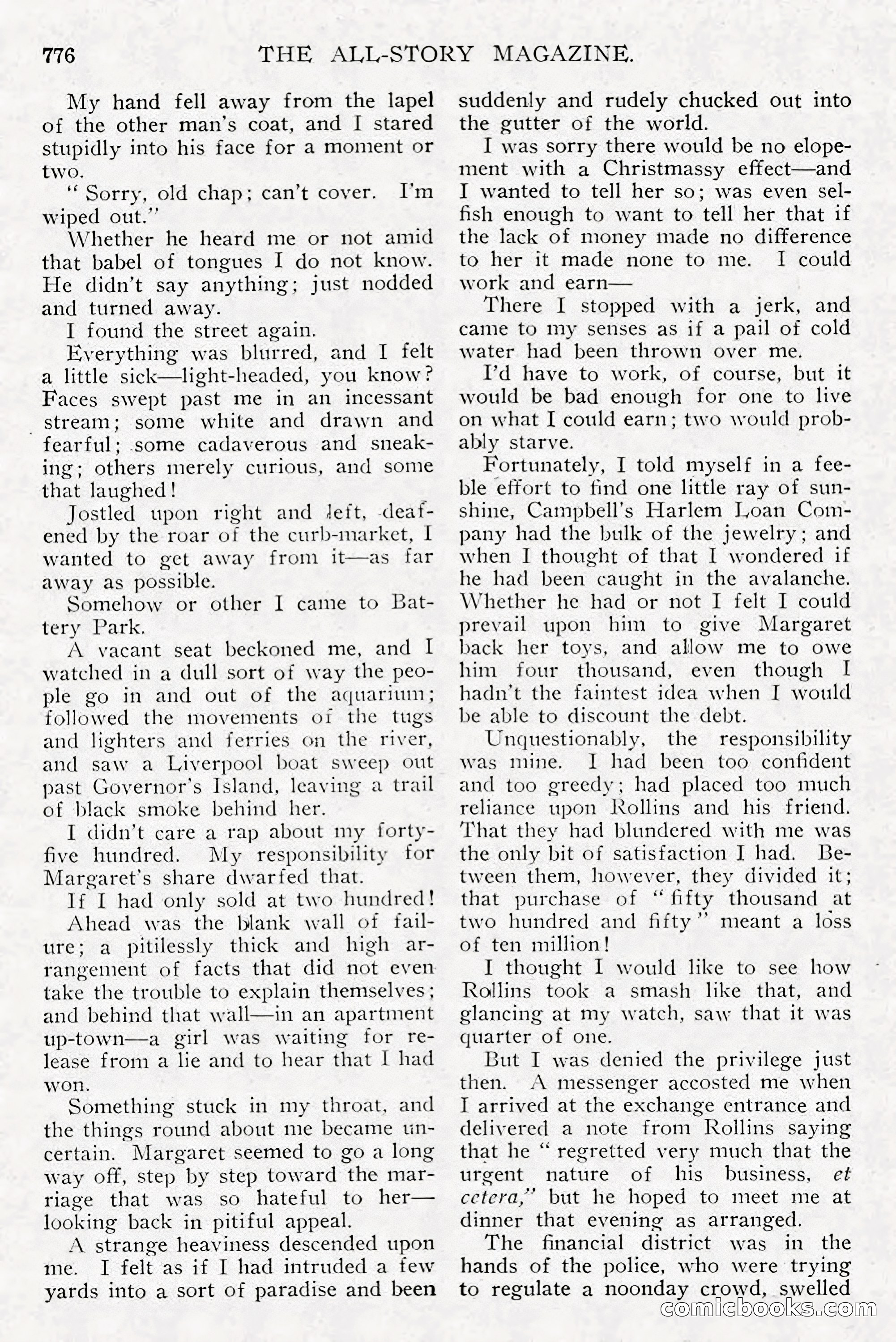 All Story Magazine, December 1913 — page 66 of 268