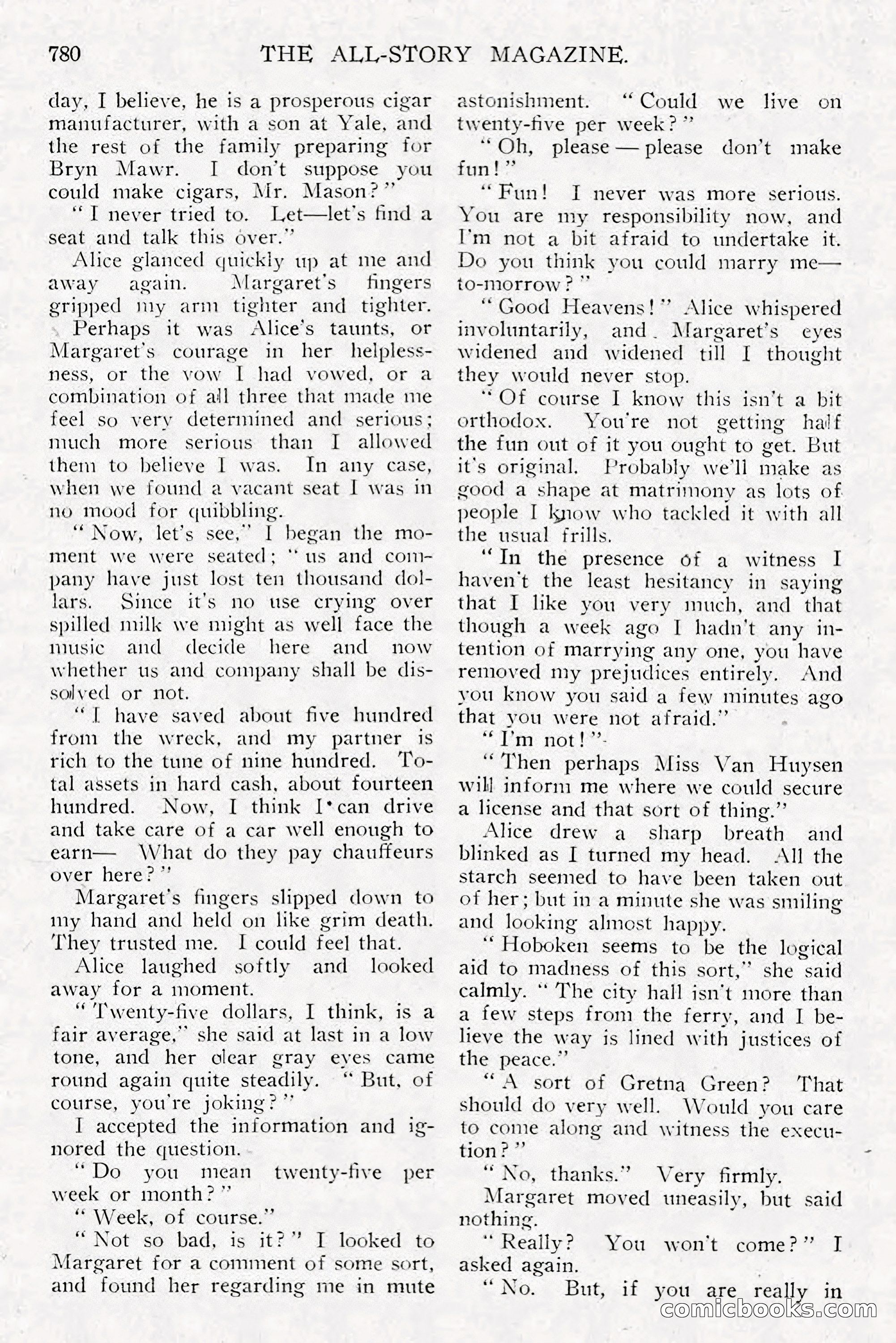 All Story Magazine, December 1913 — page 70 of 268