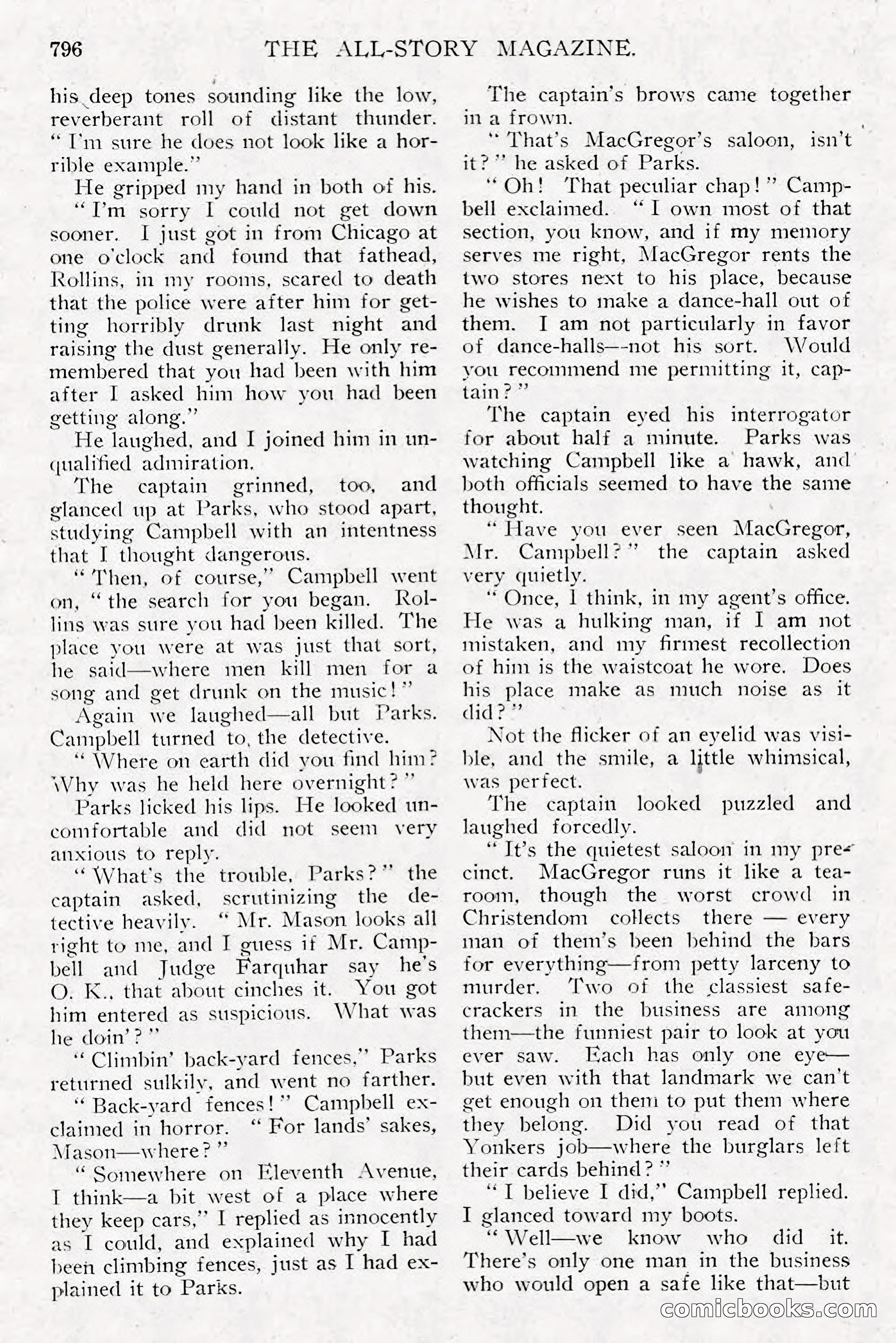 All Story Magazine, December 1913 — page 86 of 268