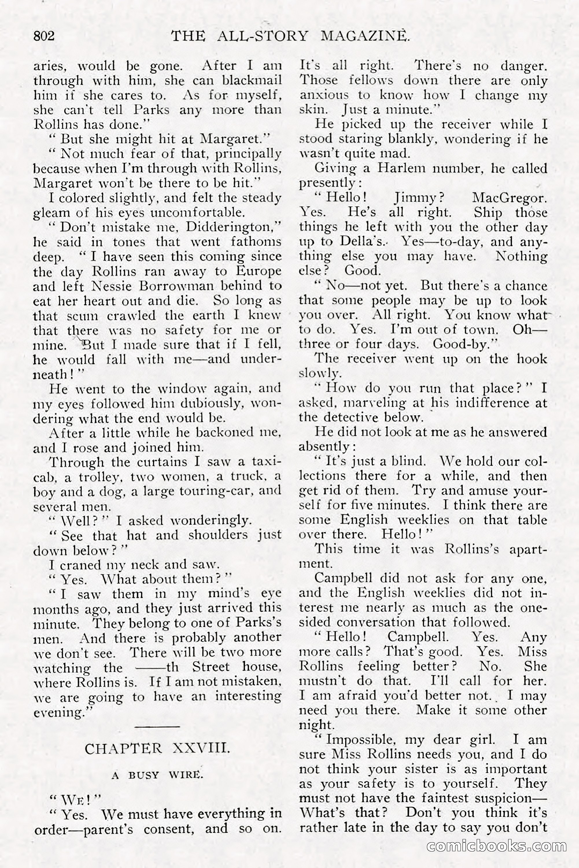 All Story Magazine, December 1913 — page 92 of 268