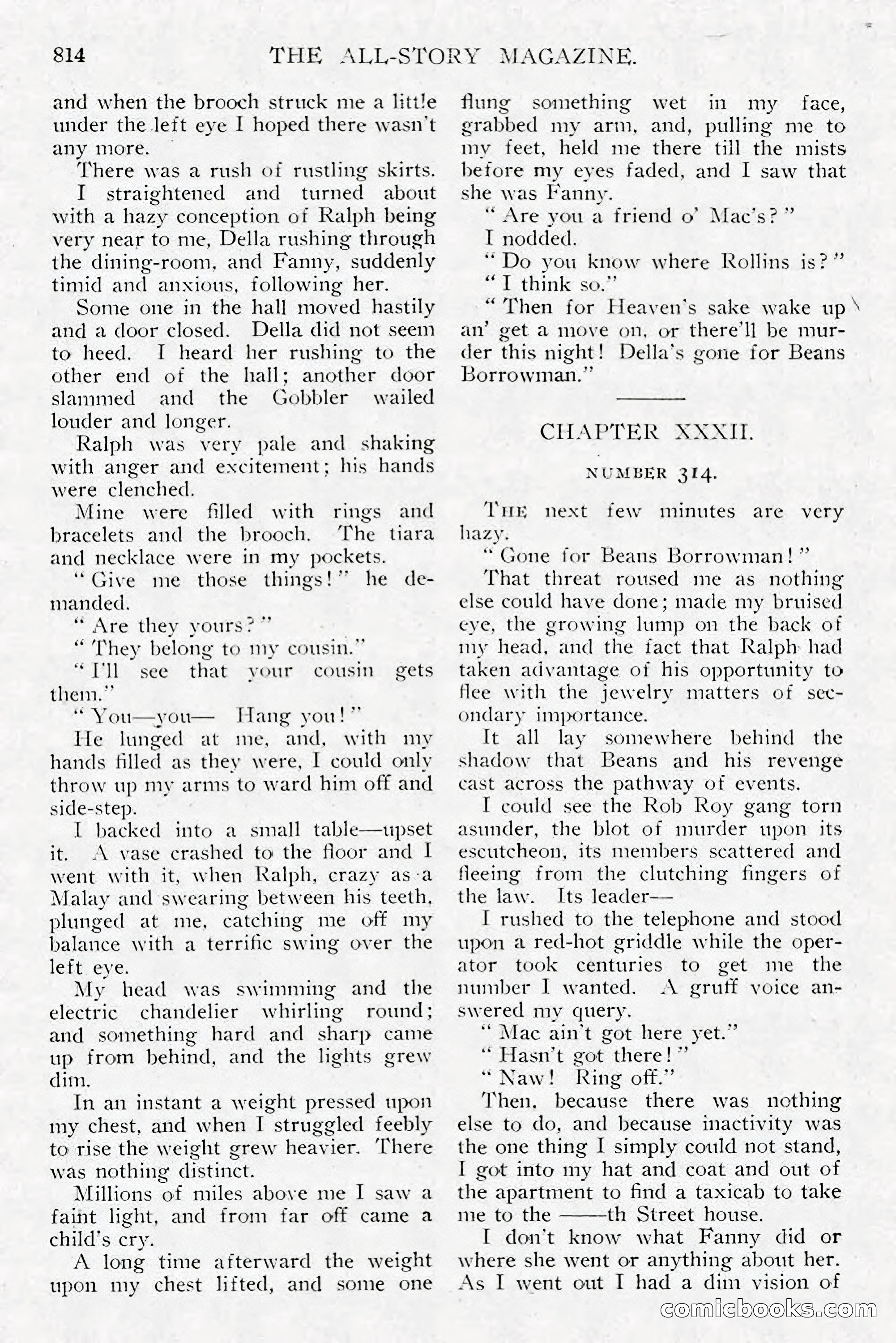 All Story Magazine, December 1913 — page 104 of 268