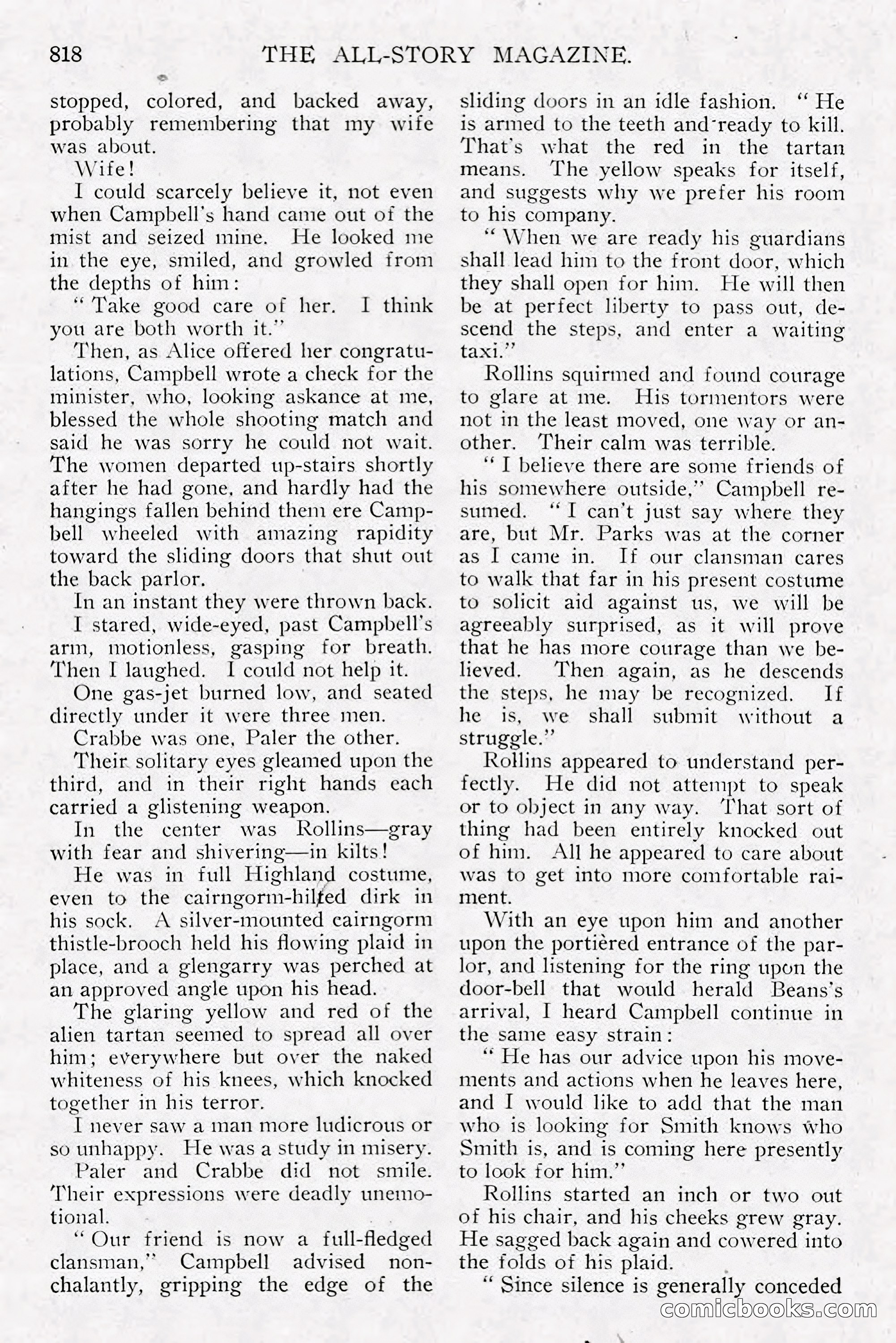 All Story Magazine, December 1913 — page 108 of 268