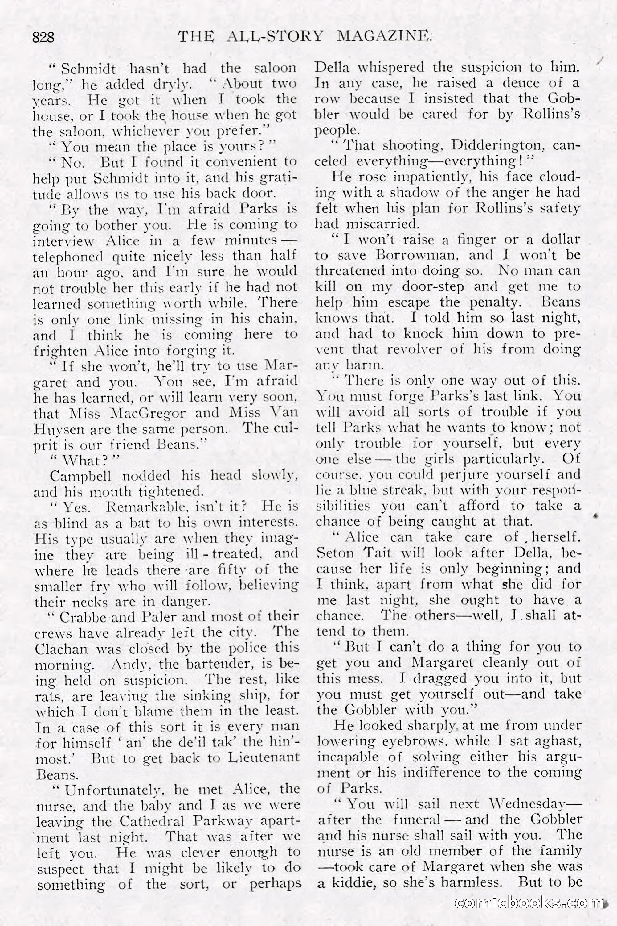 All Story Magazine, December 1913 — page 118 of 268