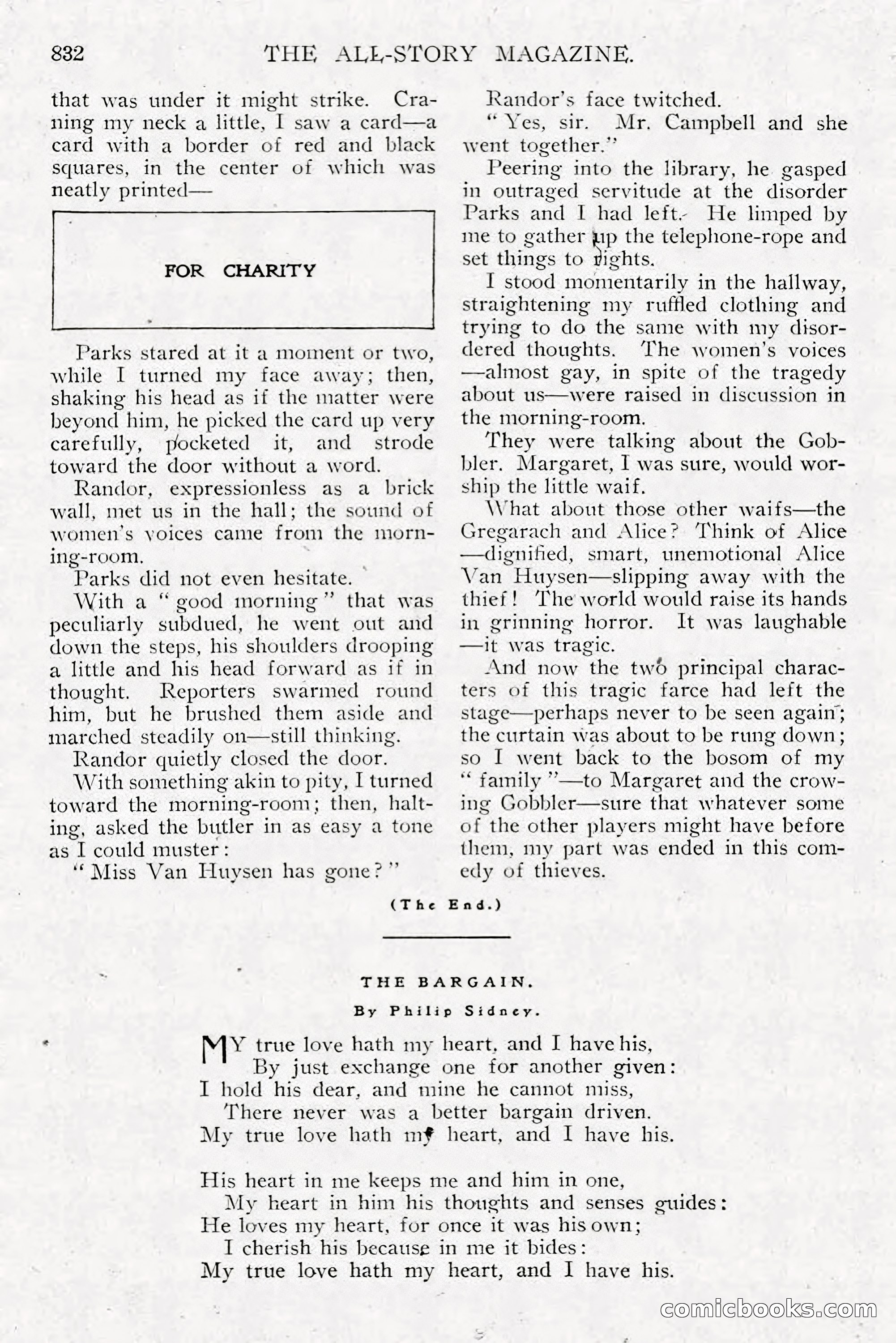 All Story Magazine, December 1913 — page 122 of 268