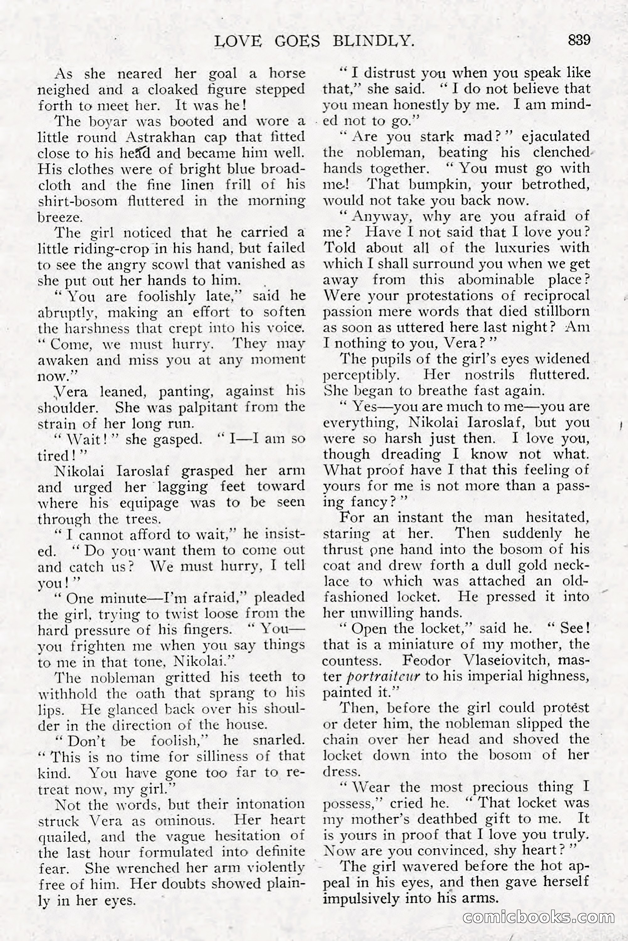 All Story Magazine, December 1913 — page 129 of 268