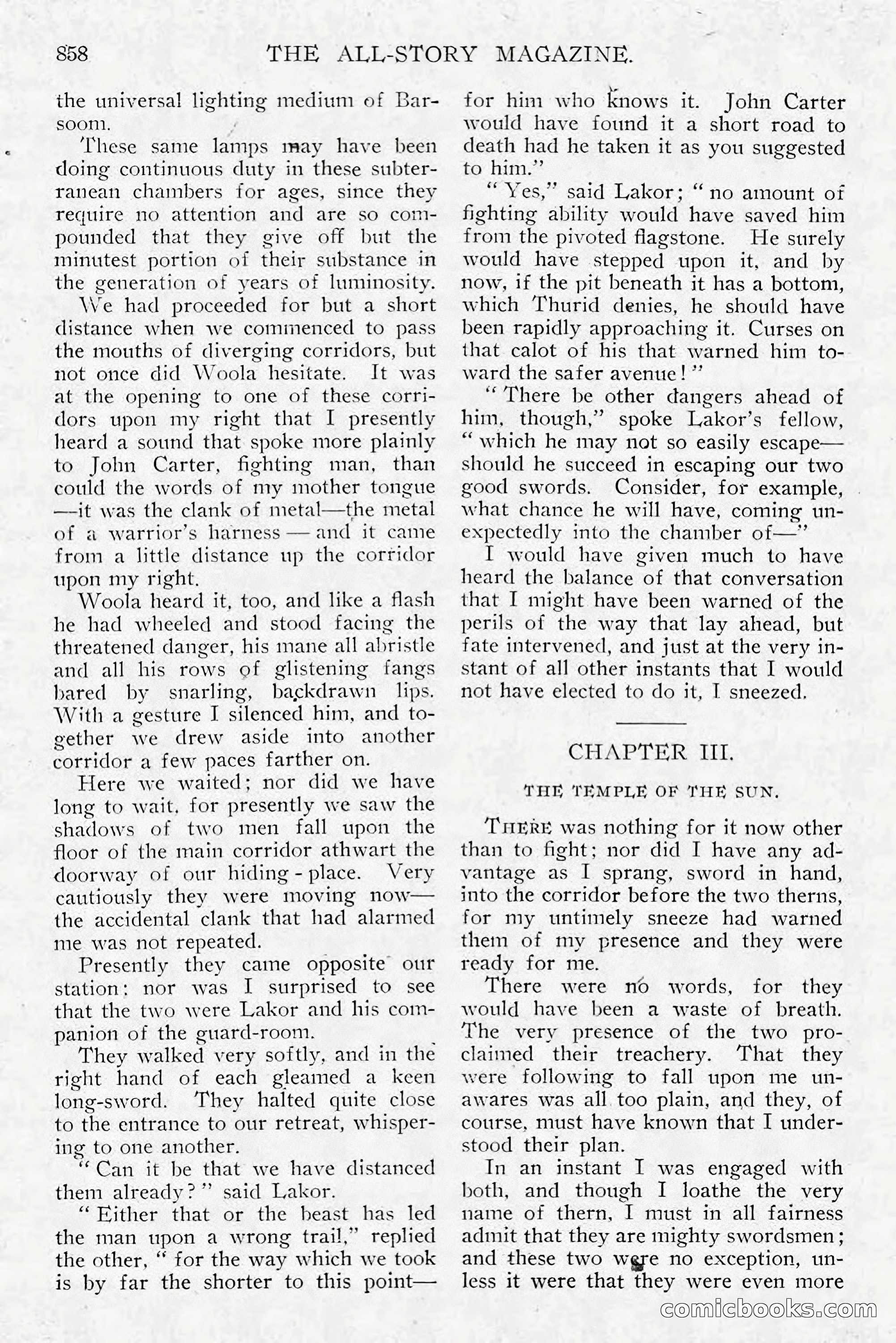 All Story Magazine, December 1913 — page 148 of 268