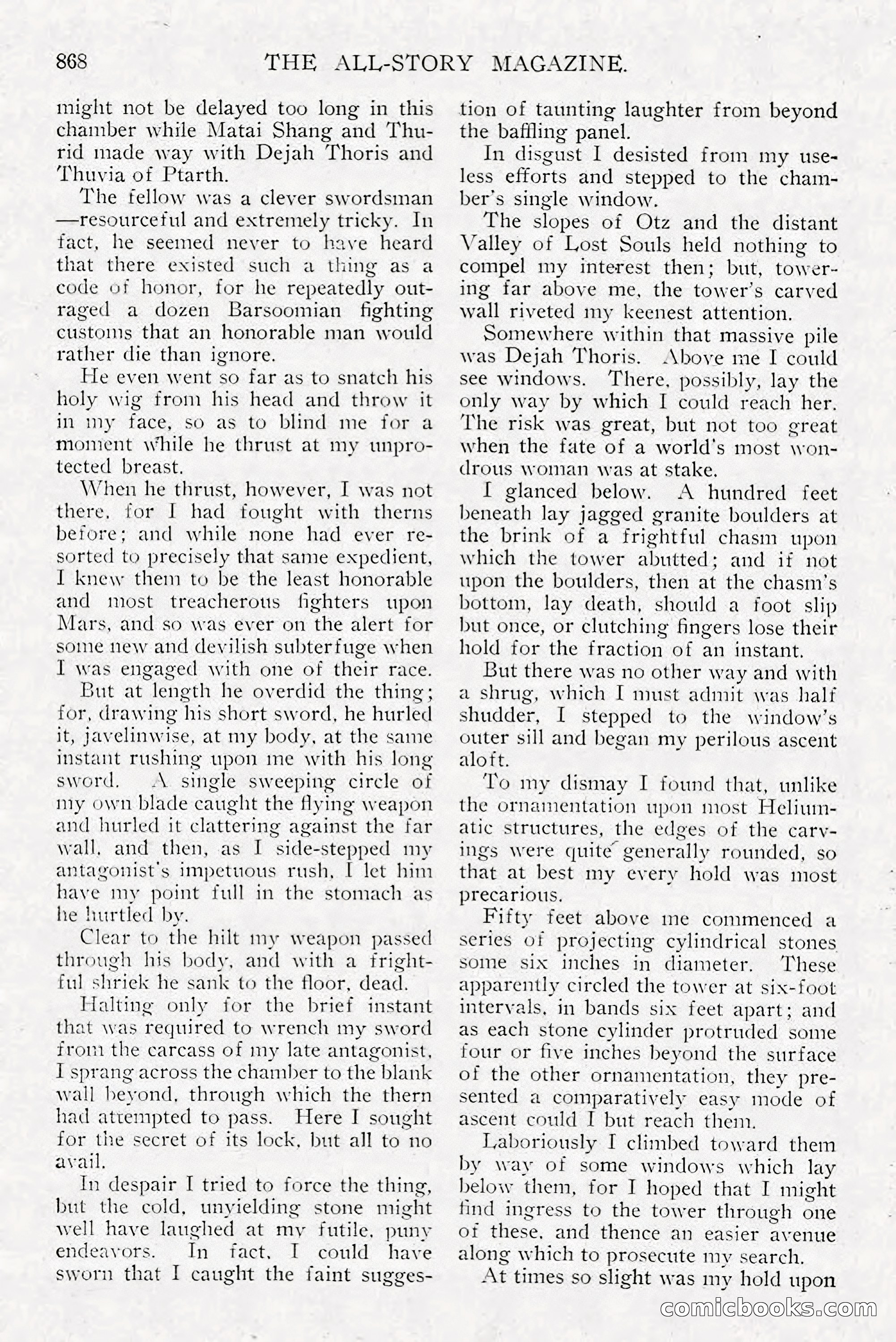 All Story Magazine, December 1913 — page 158 of 268