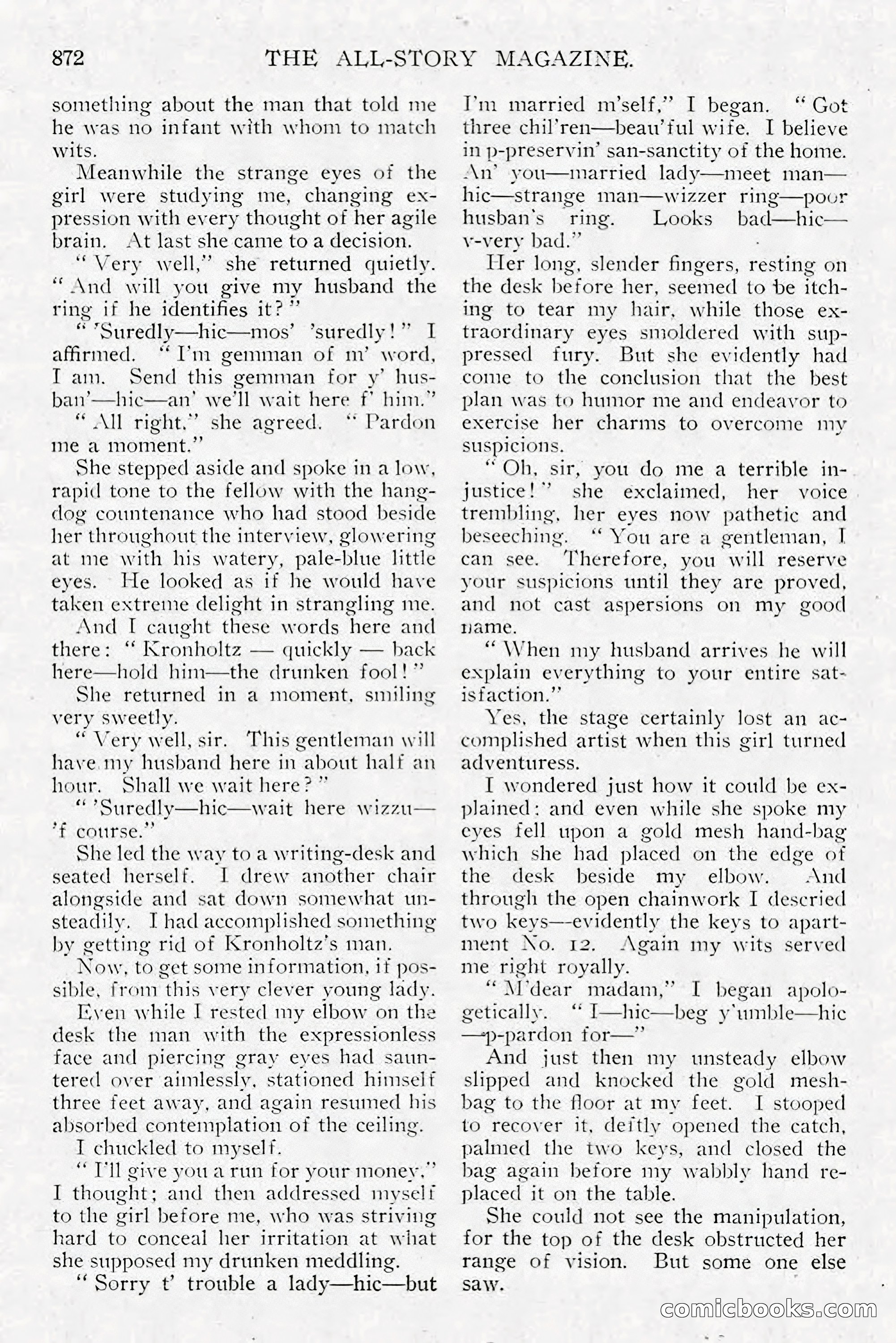All Story Magazine, December 1913 — page 162 of 268