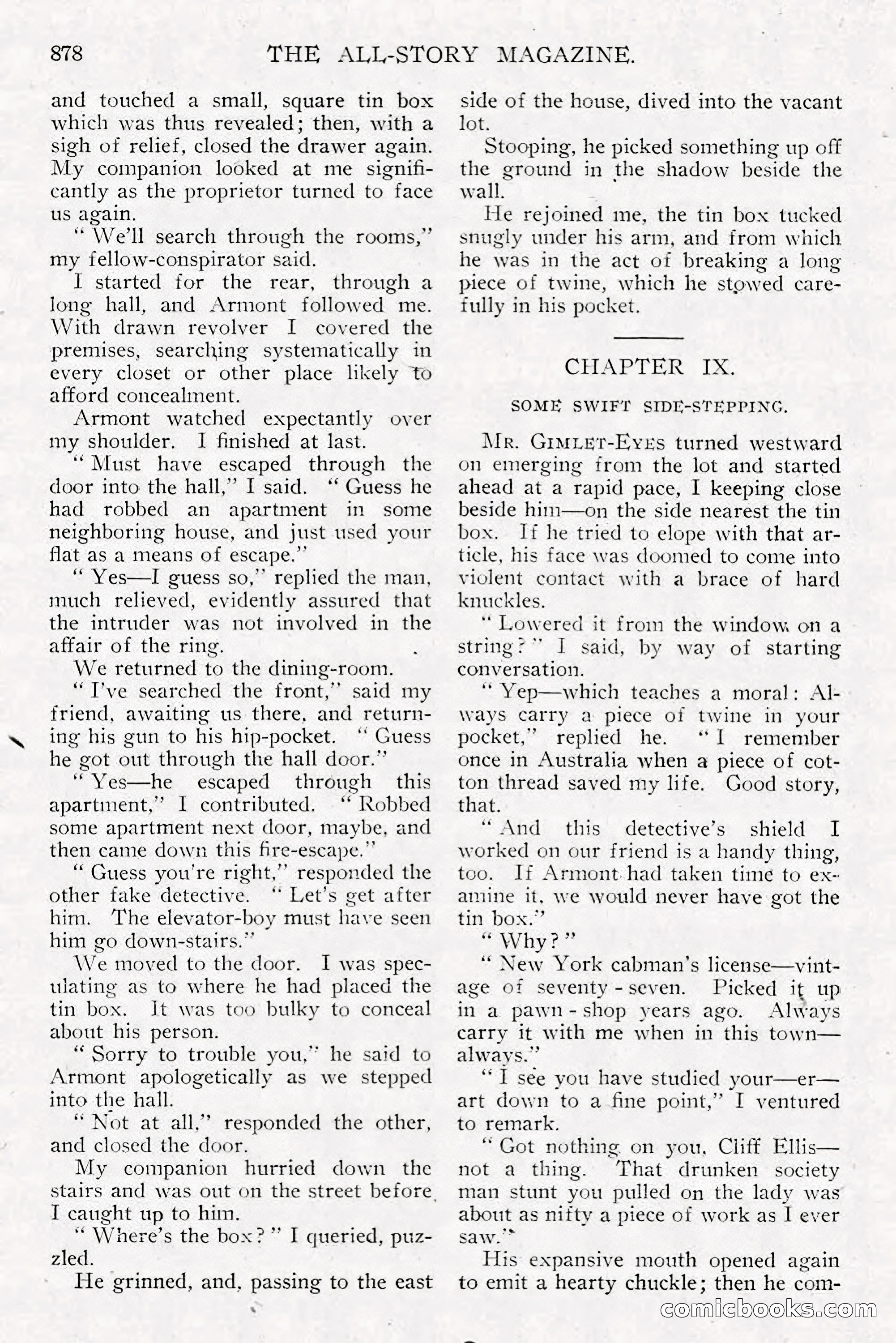 All Story Magazine, December 1913 — page 168 of 268