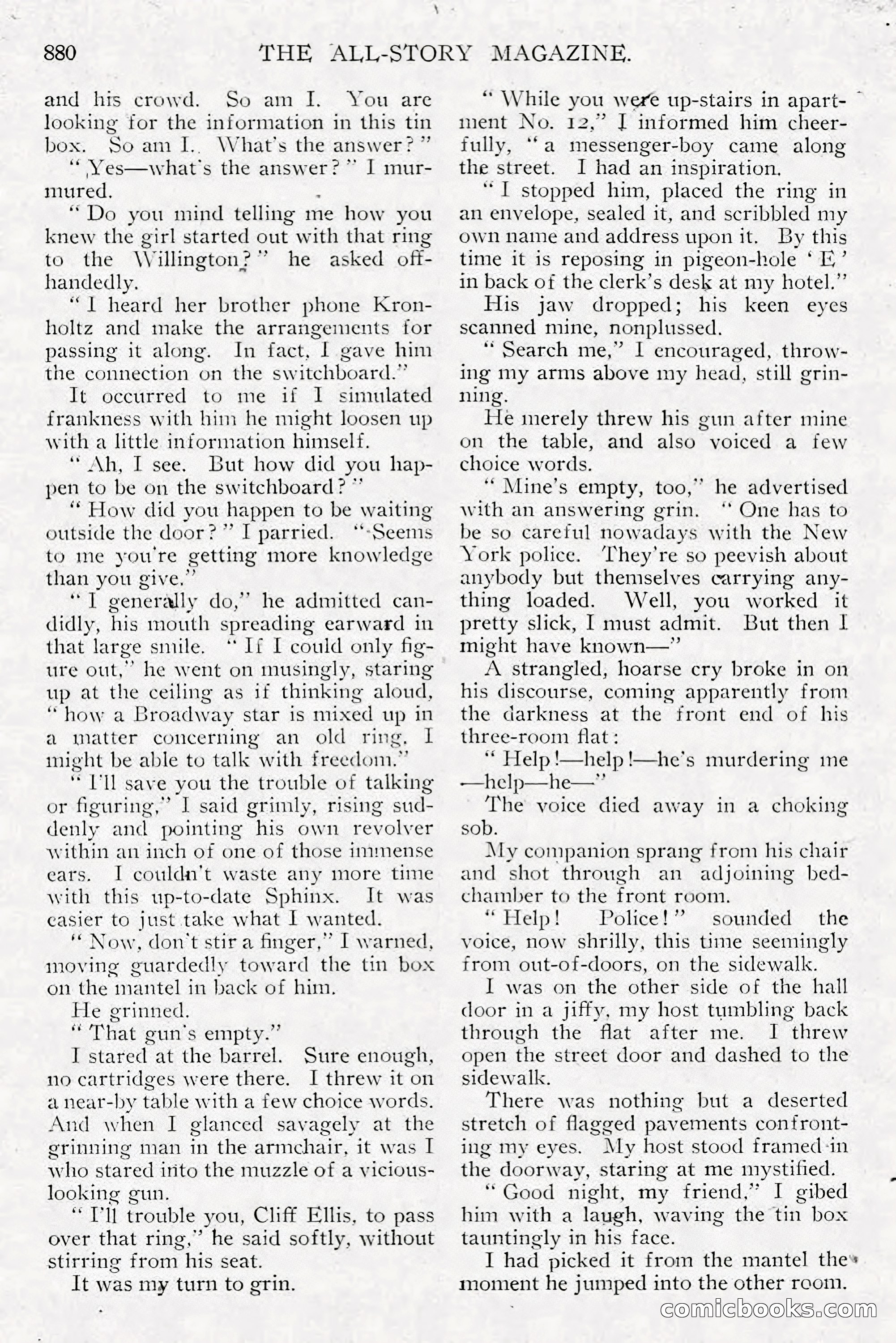 All Story Magazine, December 1913 — page 170 of 268