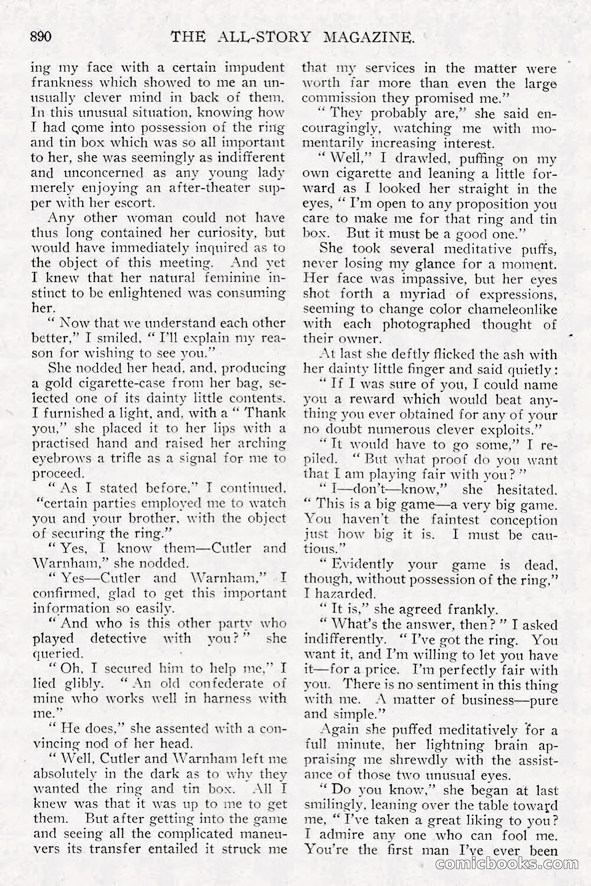 All Story Magazine, December 1913 — page 180 of 268