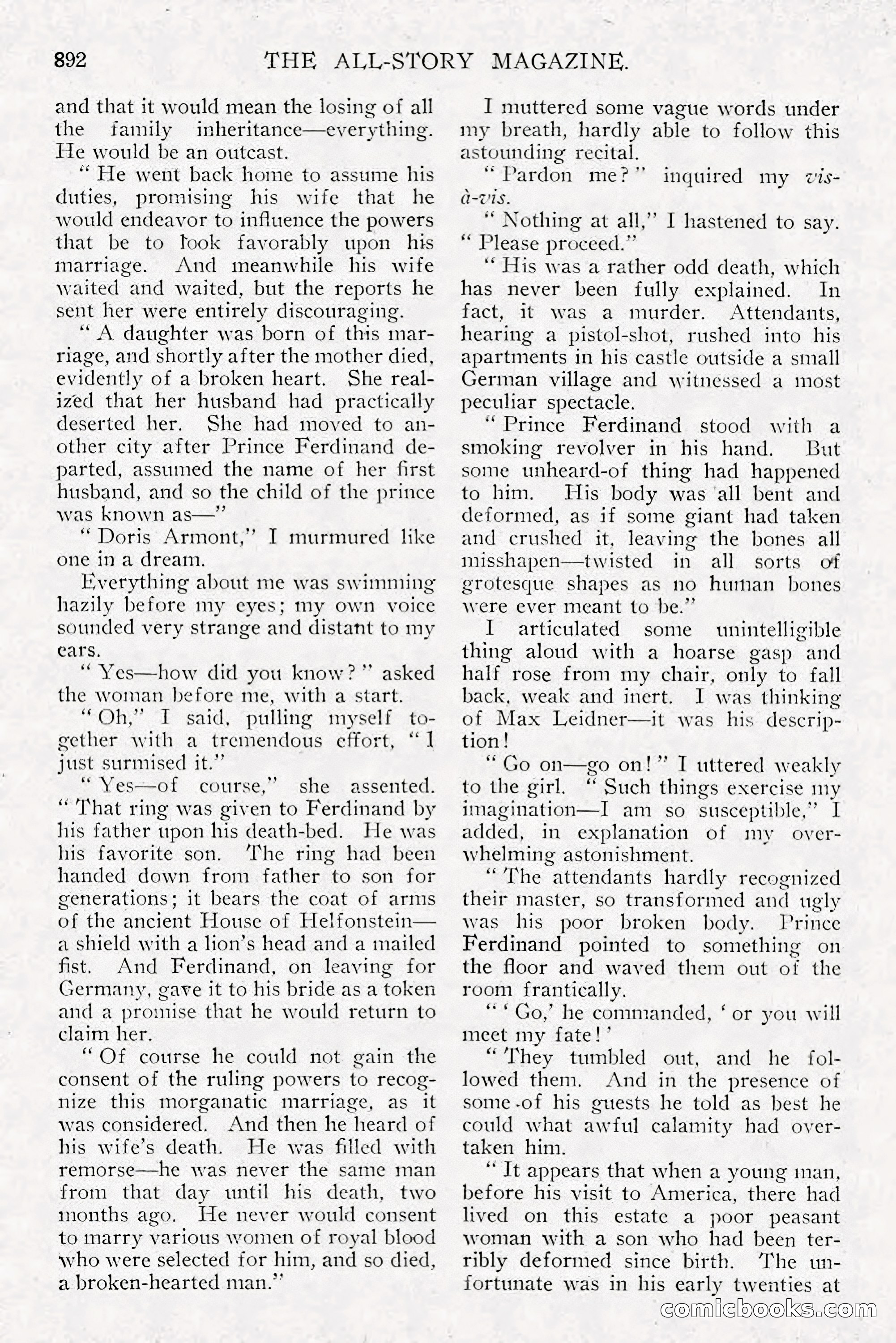 All Story Magazine, December 1913 — page 182 of 268