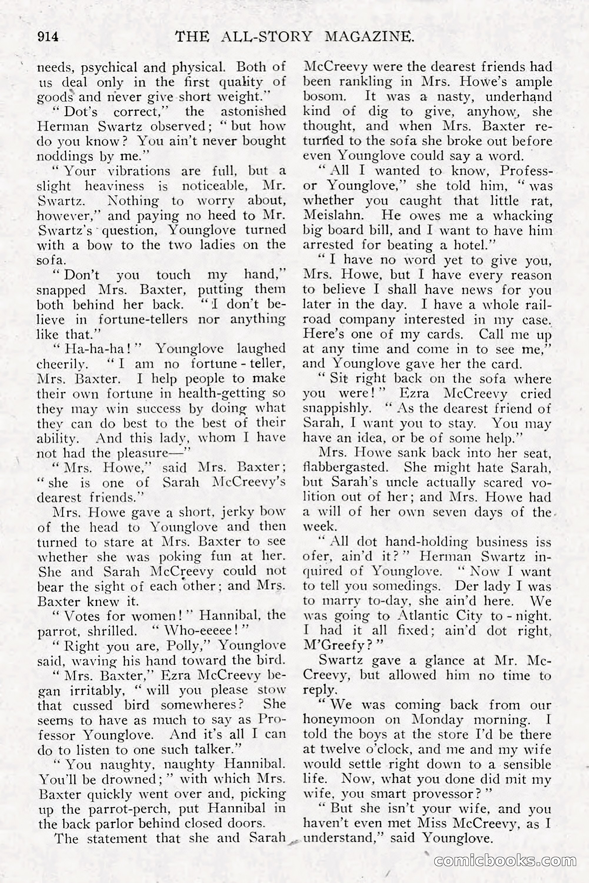All Story Magazine, December 1913 — page 204 of 268