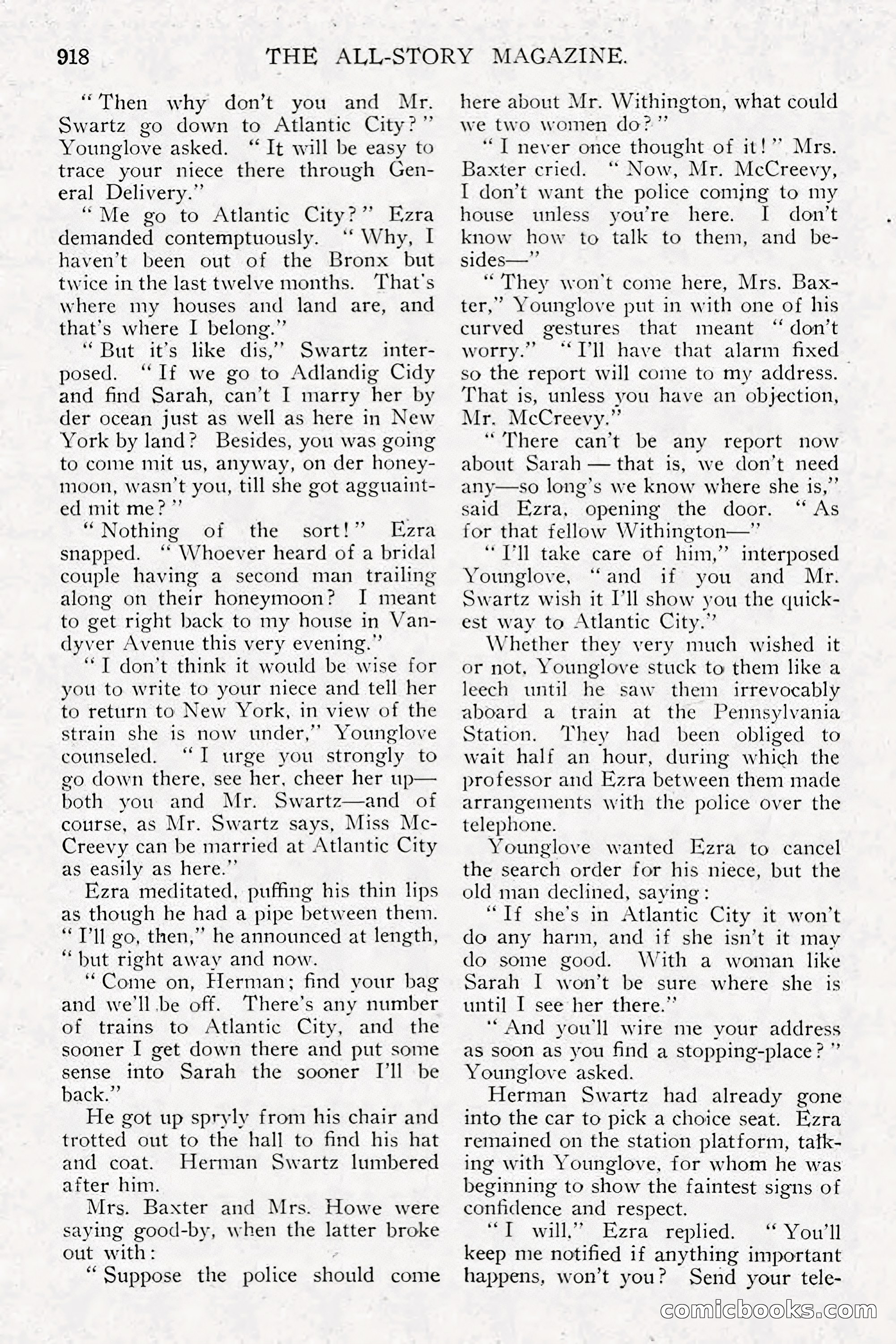 All Story Magazine, December 1913 — page 208 of 268