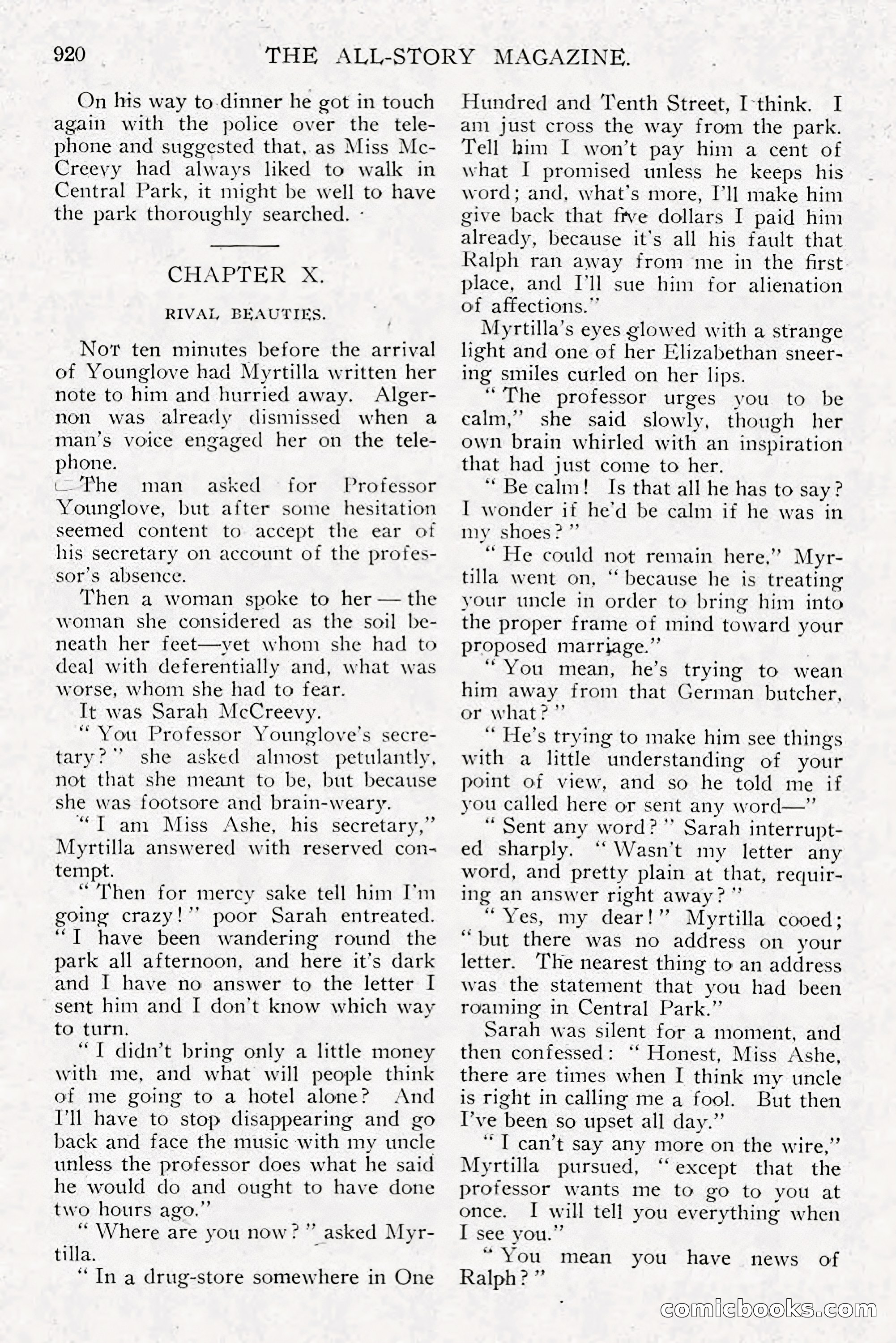 All Story Magazine, December 1913 — page 210 of 268