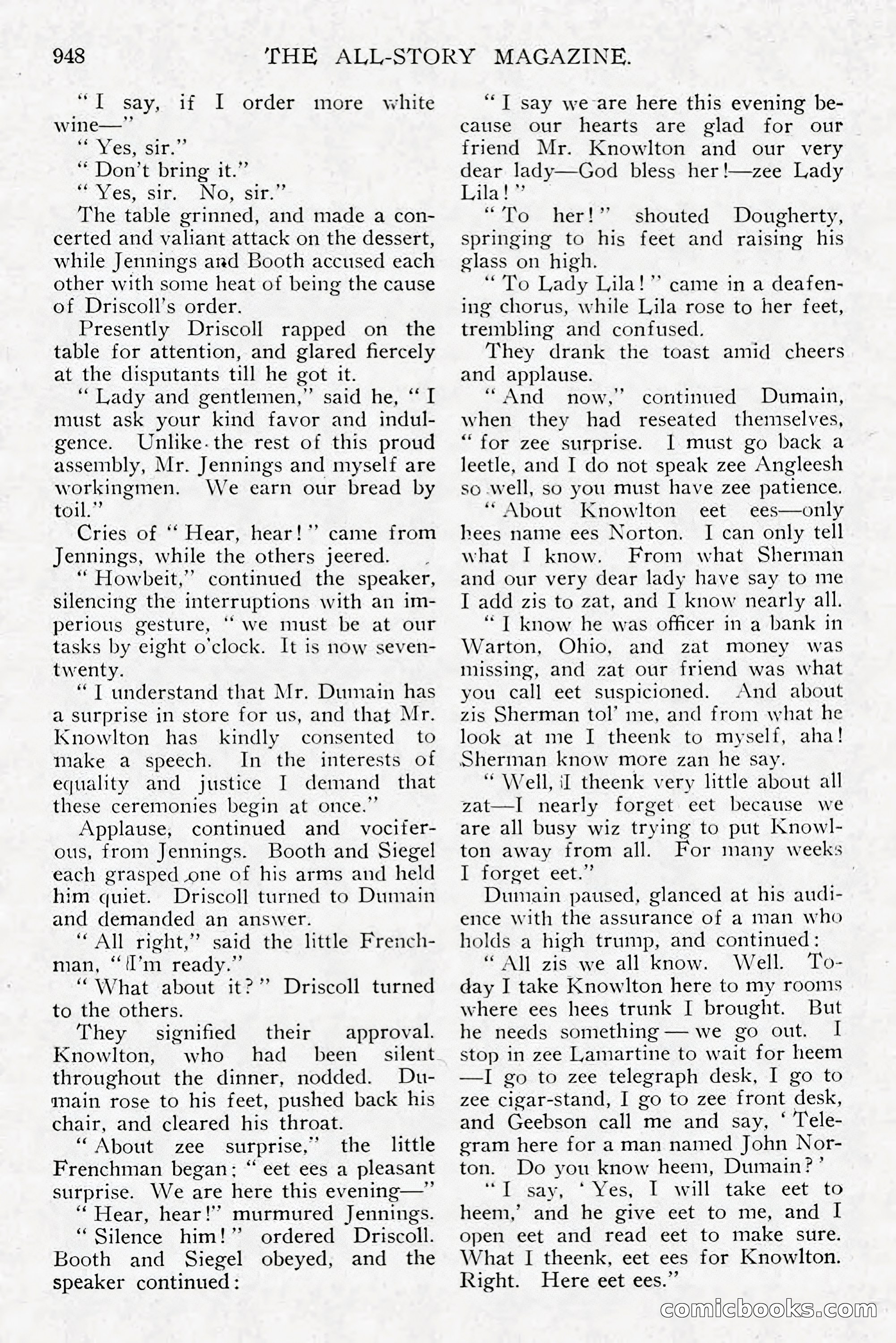 All Story Magazine, December 1913 — page 238 of 268