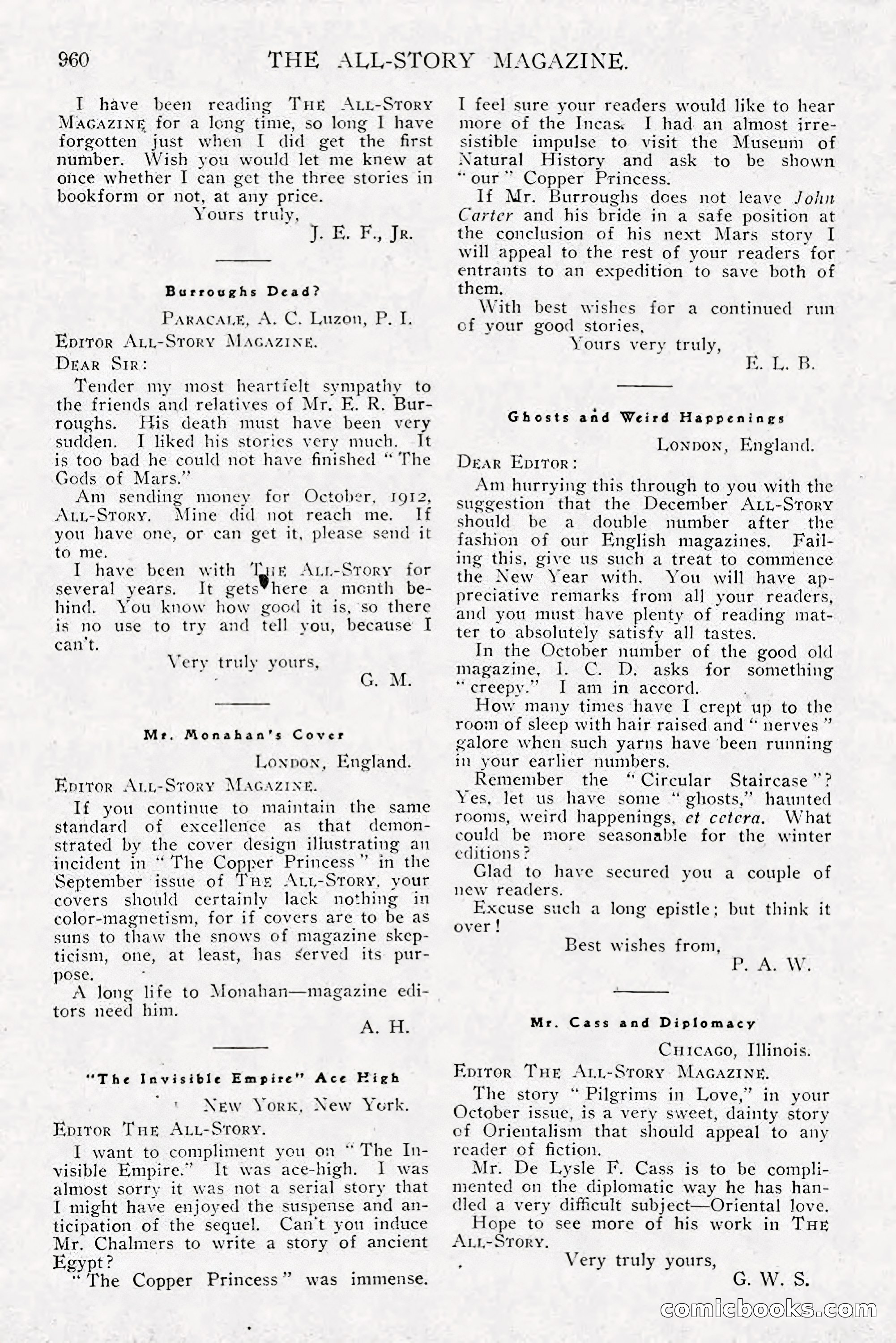 All Story Magazine, December 1913 — page 250 of 268