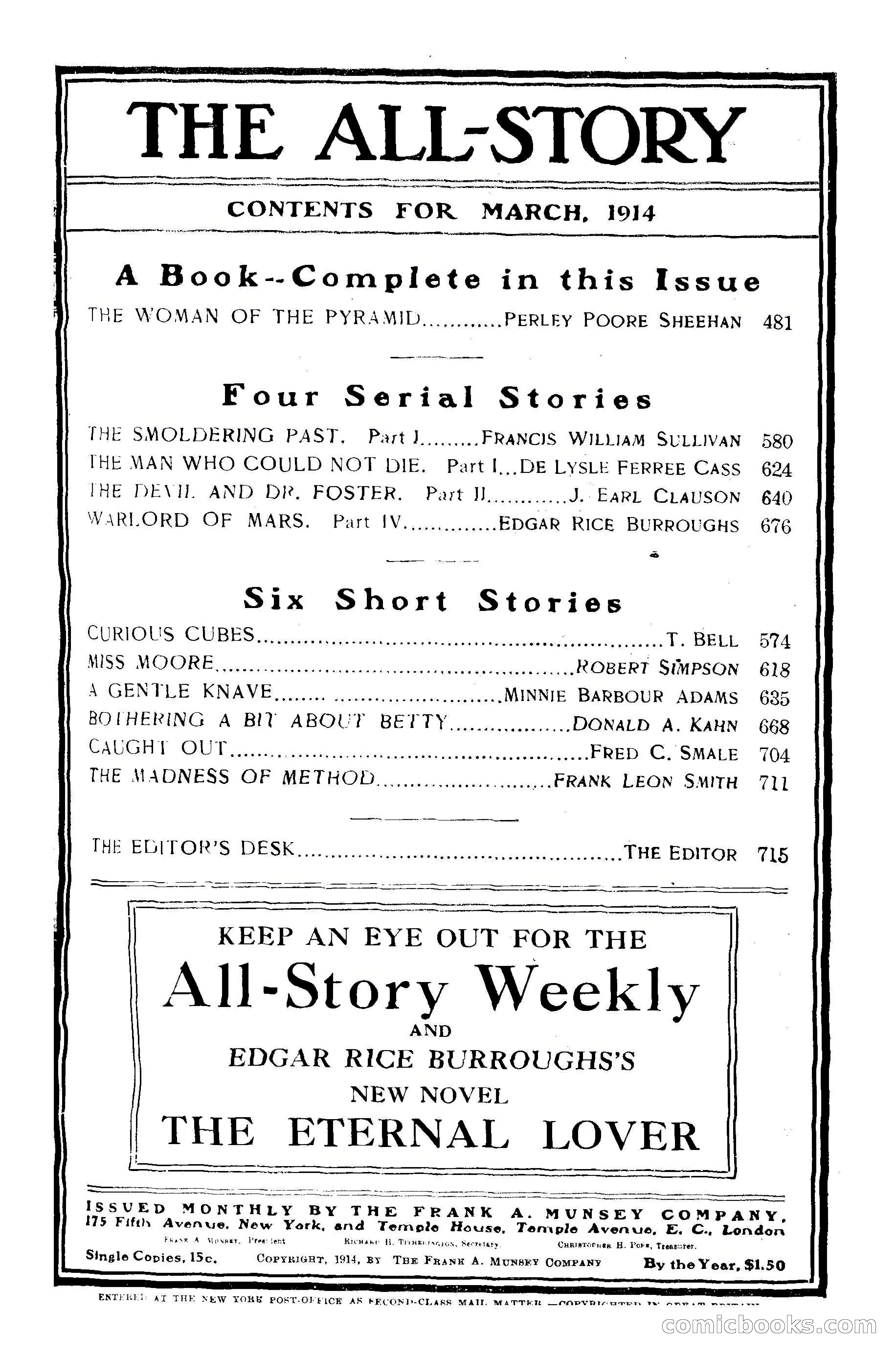 The All-Story, March 1914 — page 3 of 247