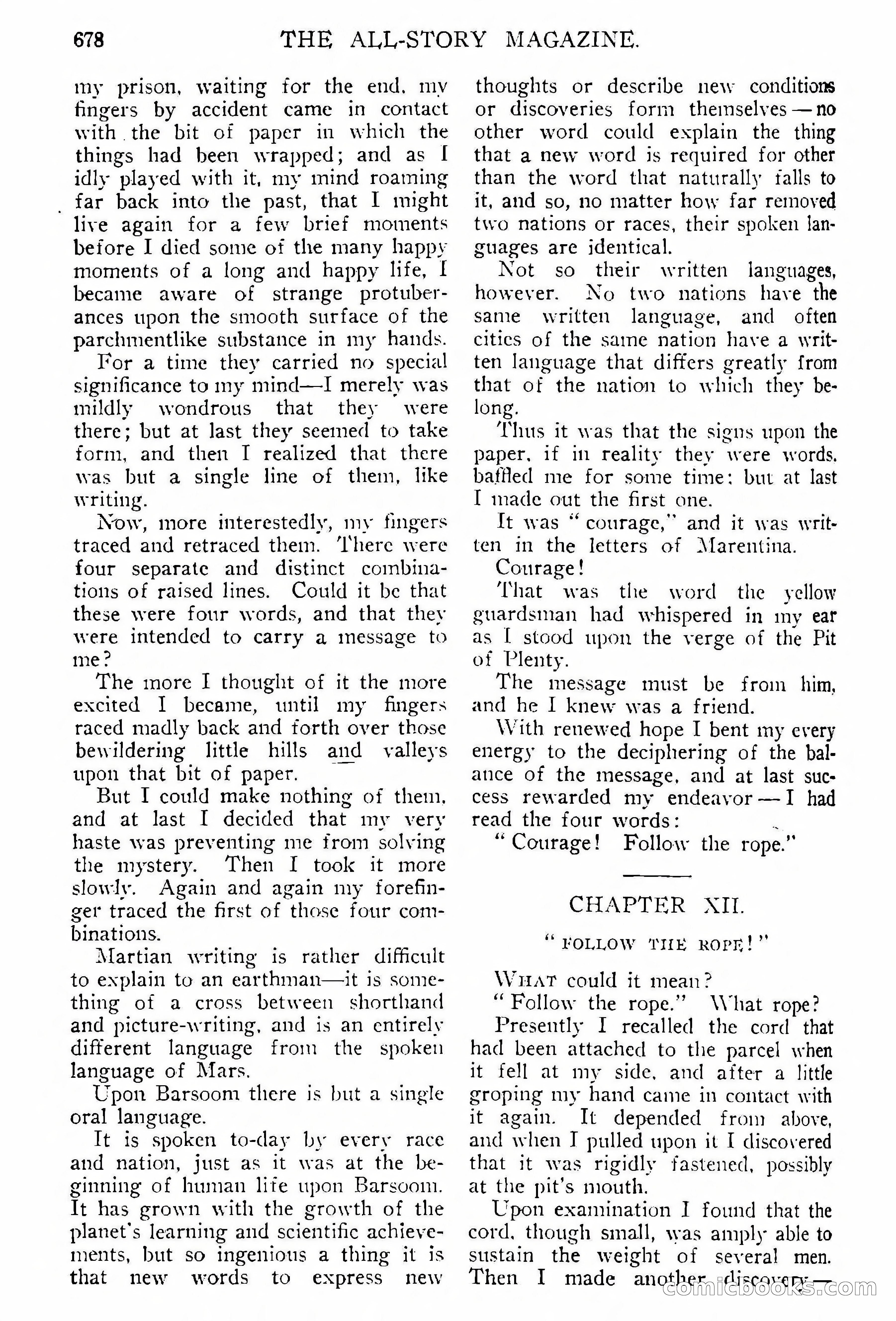 The All-Story, March 1914 — page 205 of 247
