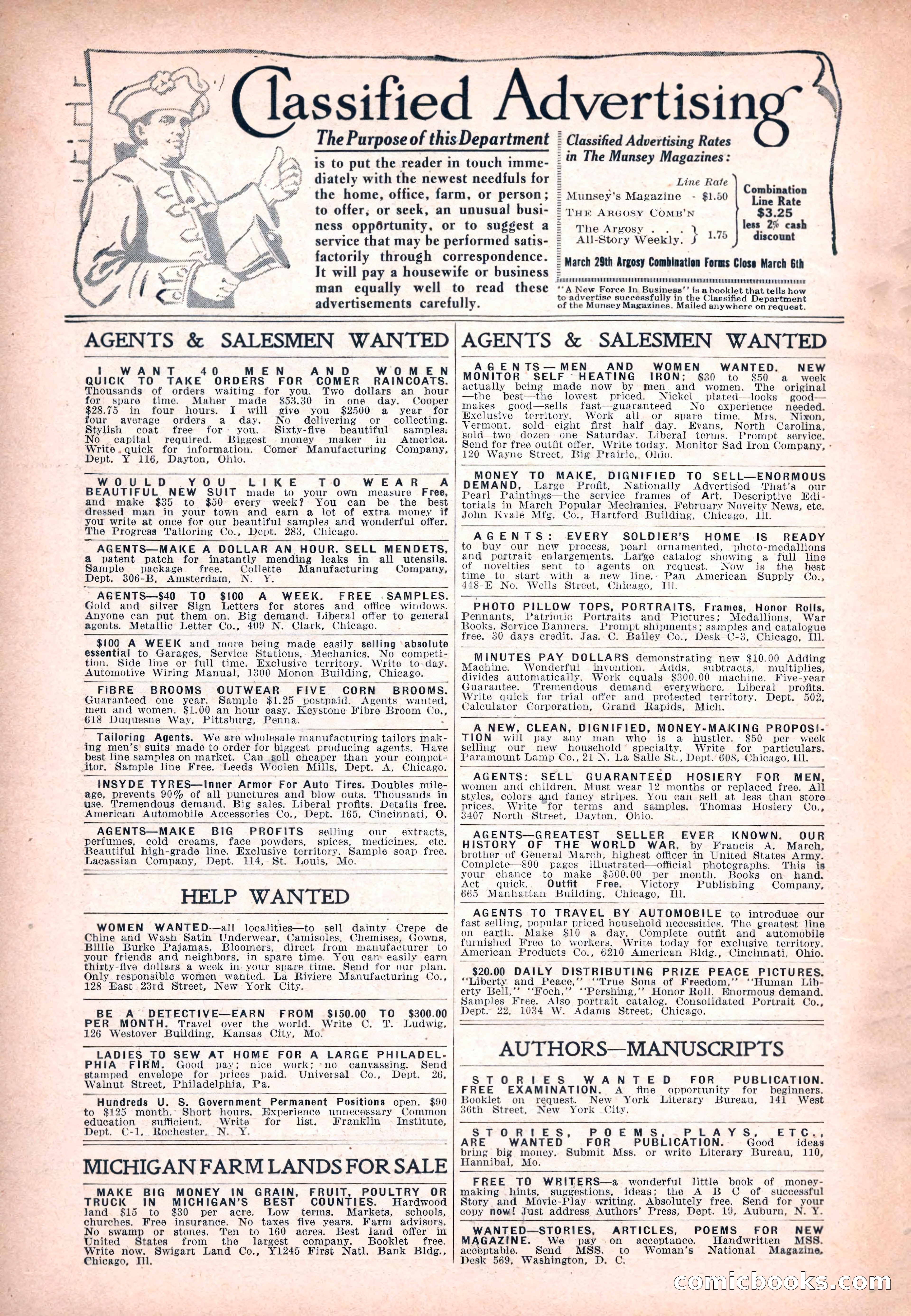 All-Story Weekly, March 1, 1919 — page 6 of 192