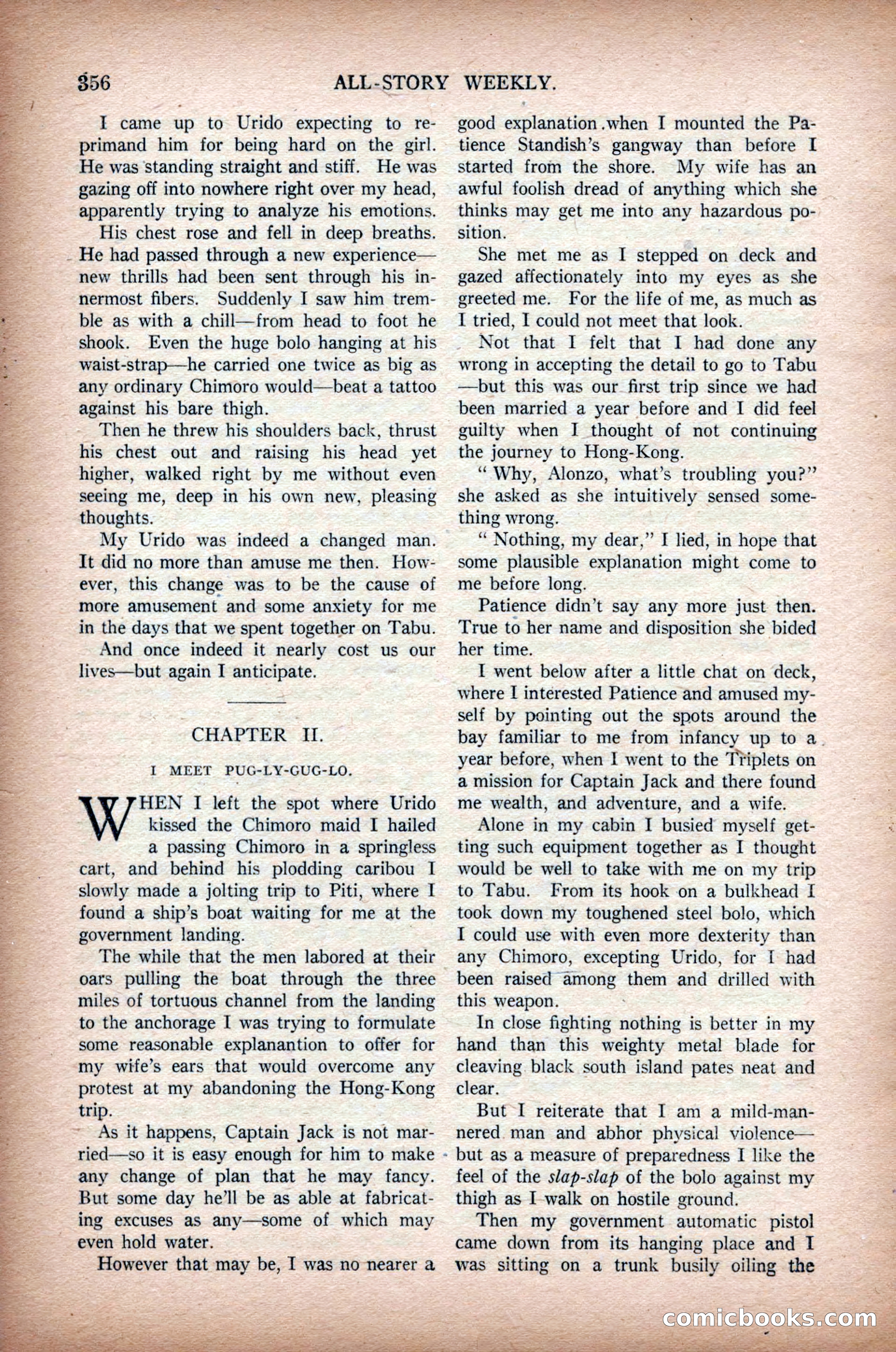 All-Story Weekly, March 1, 1919 — page 14 of 192