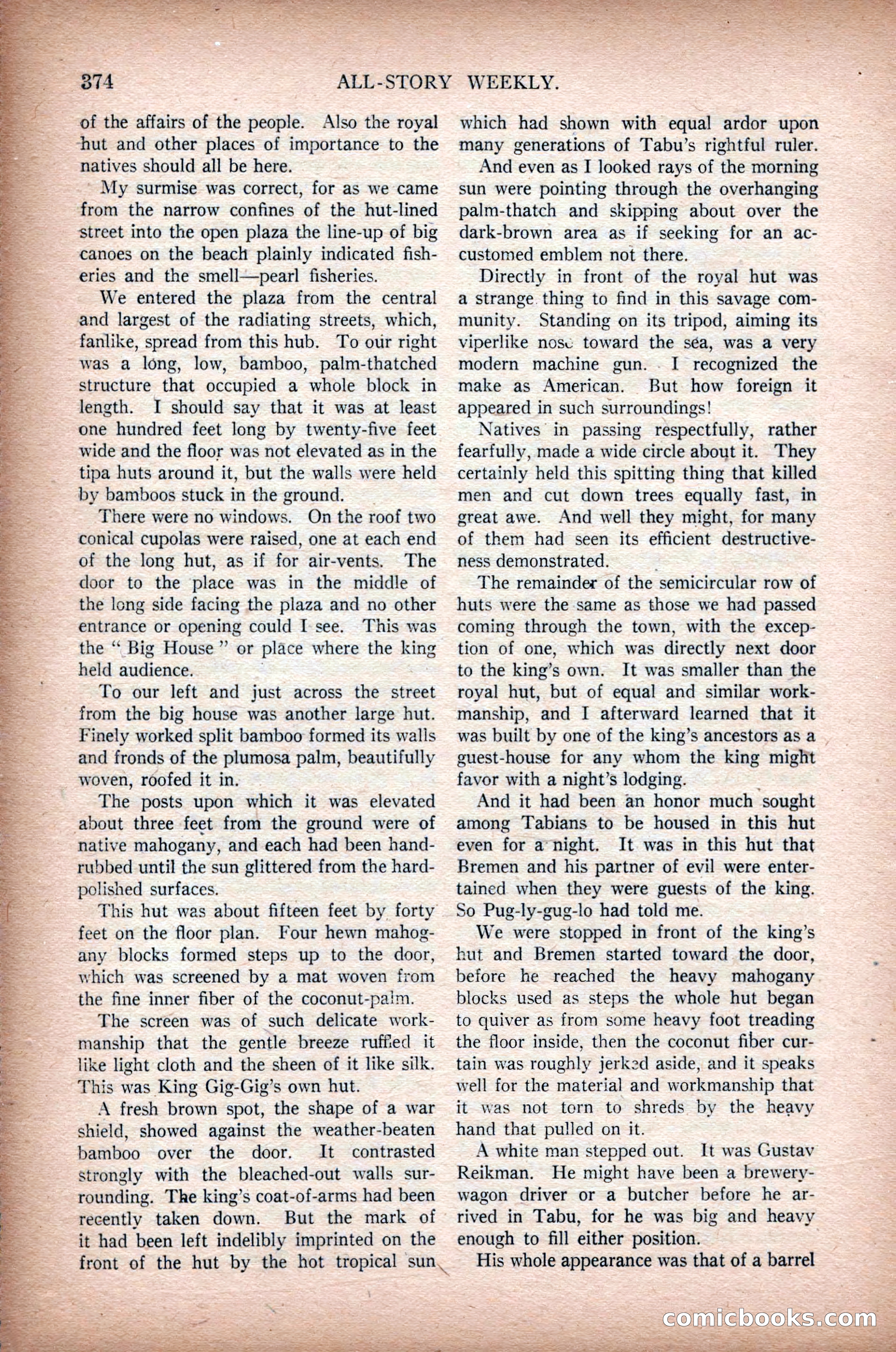 All-Story Weekly, March 1, 1919 — page 32 of 192