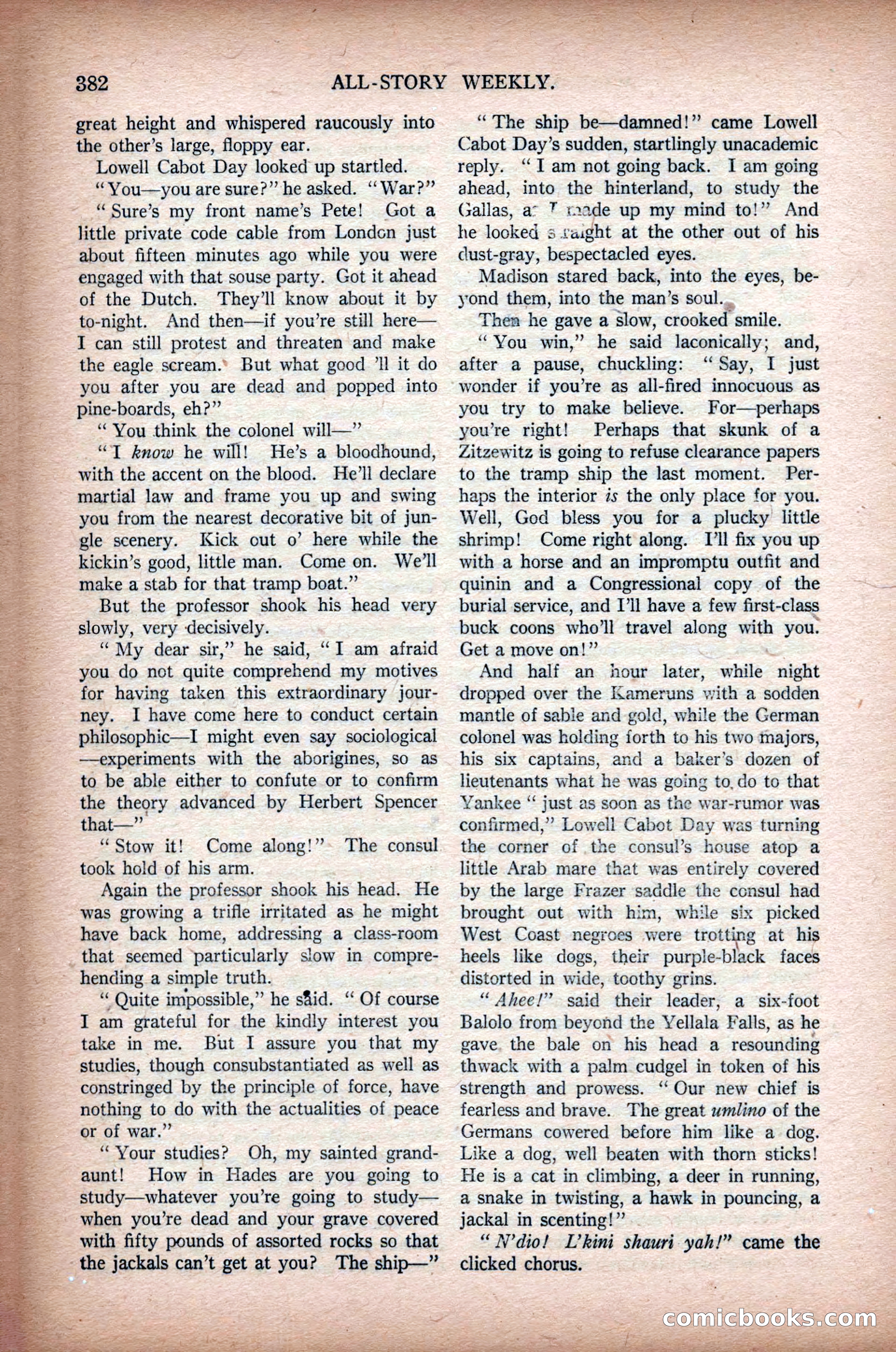 All-Story Weekly, March 1, 1919 — page 40 of 192