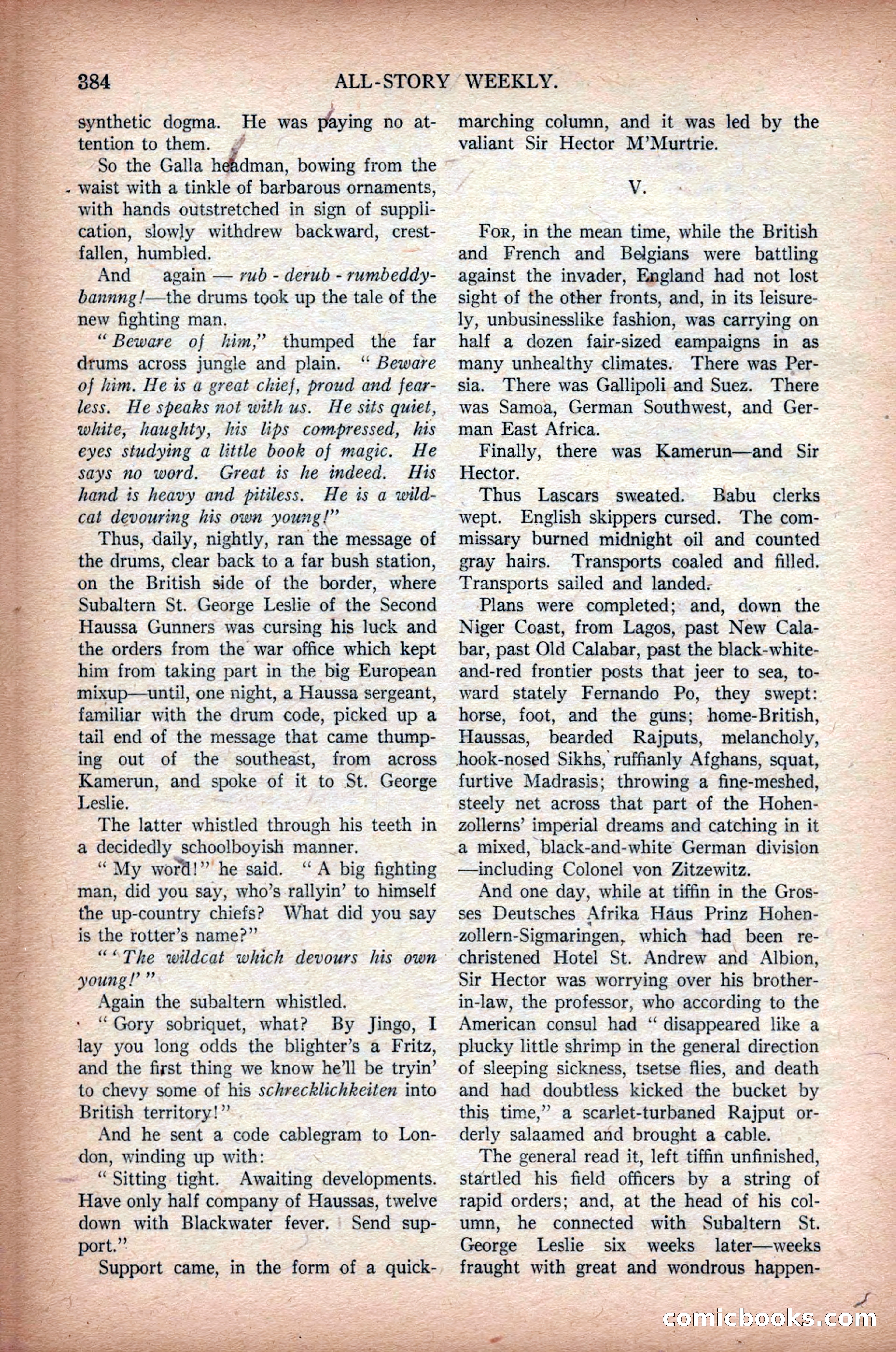All-Story Weekly, March 1, 1919 — page 42 of 192