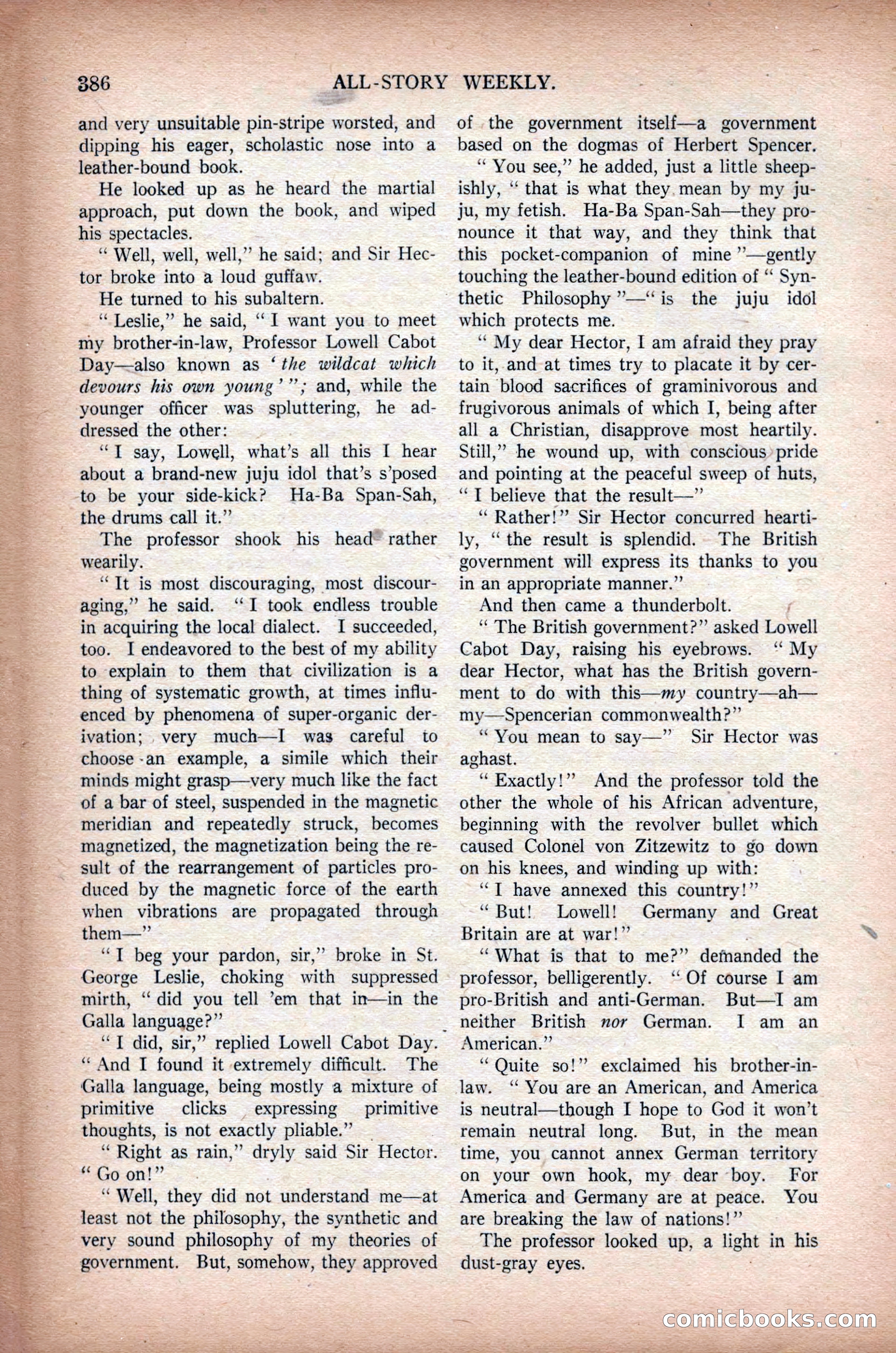 All-Story Weekly, March 1, 1919 — page 44 of 192