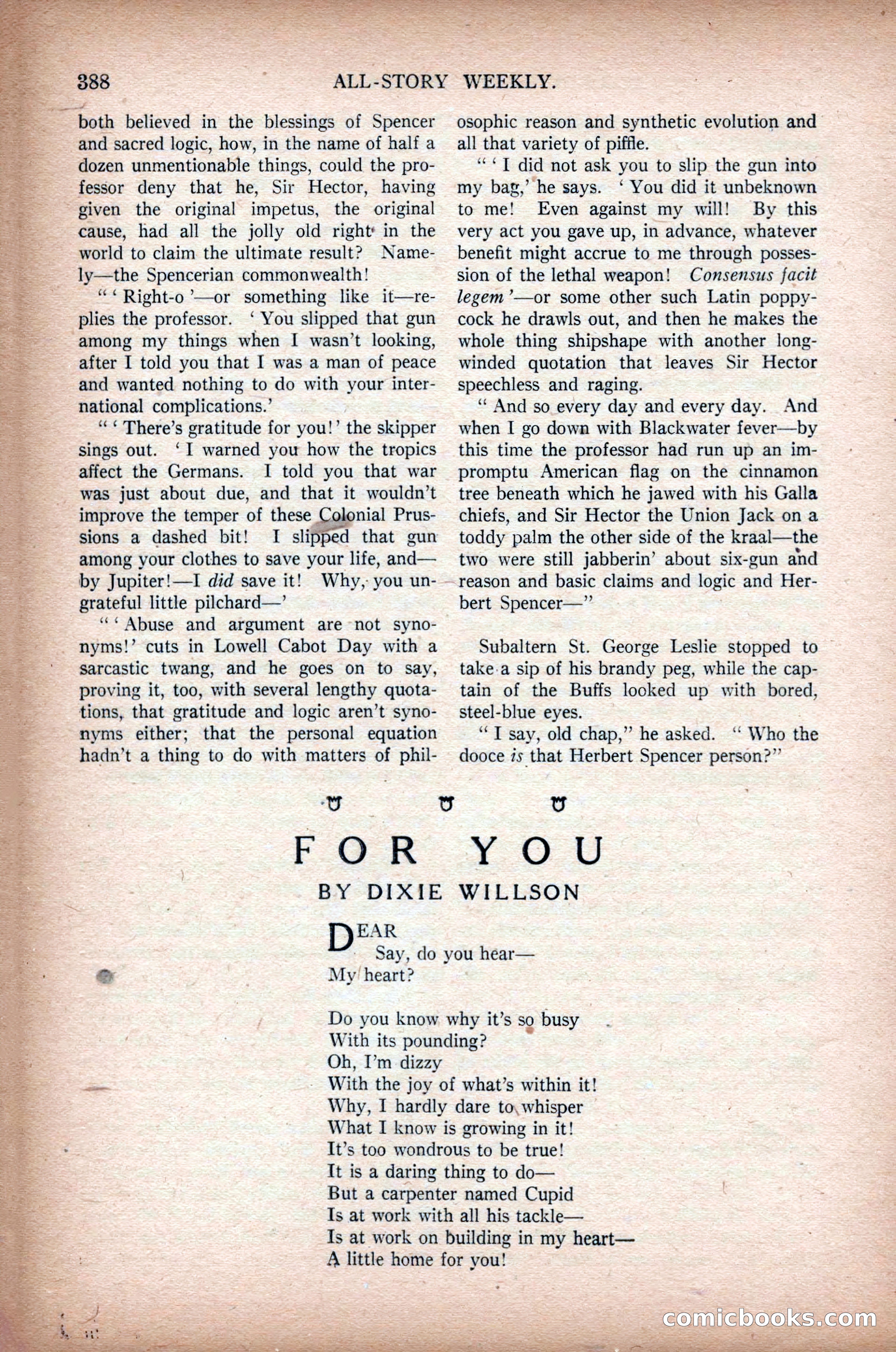 All-Story Weekly, March 1, 1919 — page 46 of 192