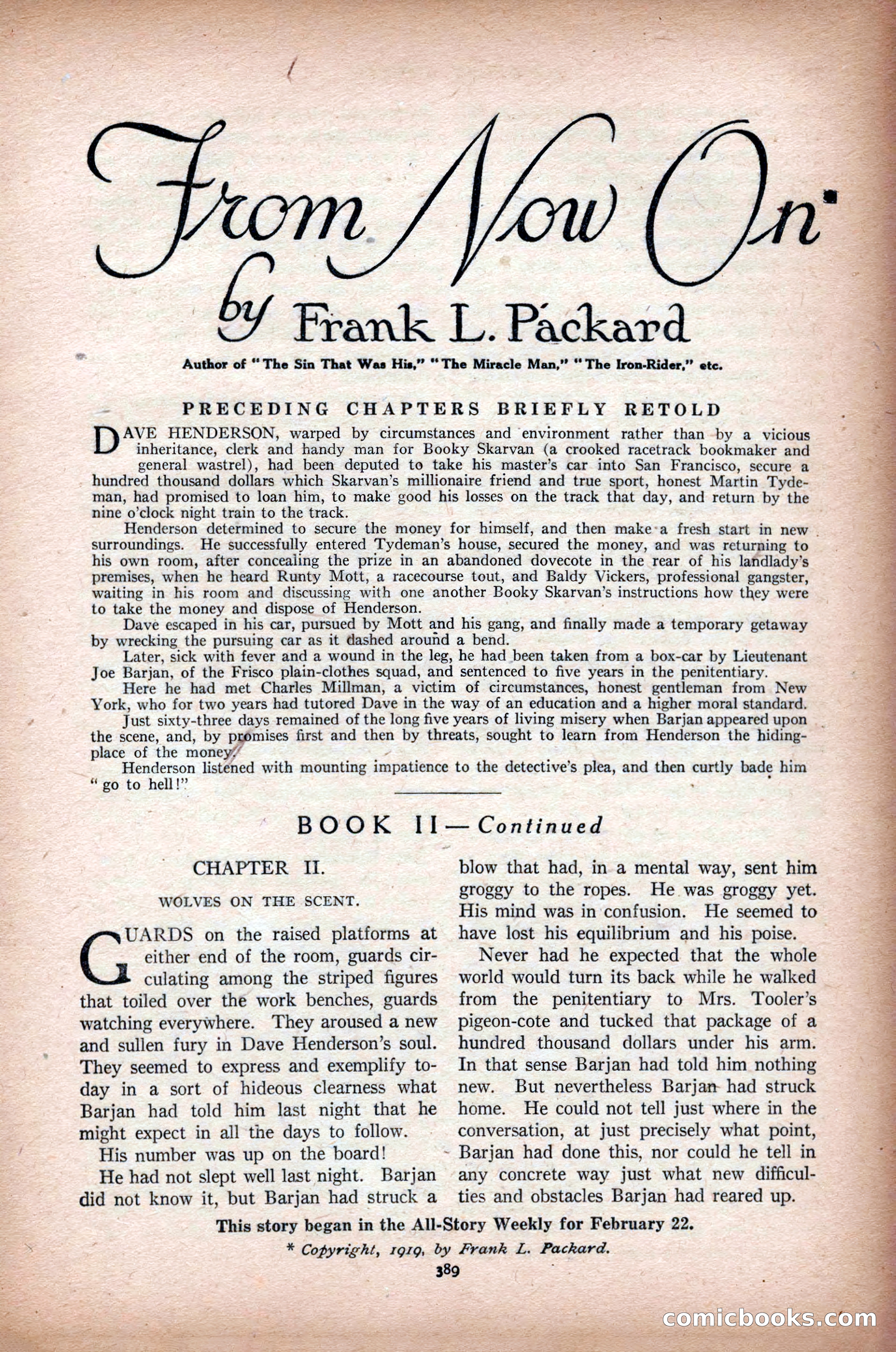 All-Story Weekly, March 1, 1919 — page 47 of 192