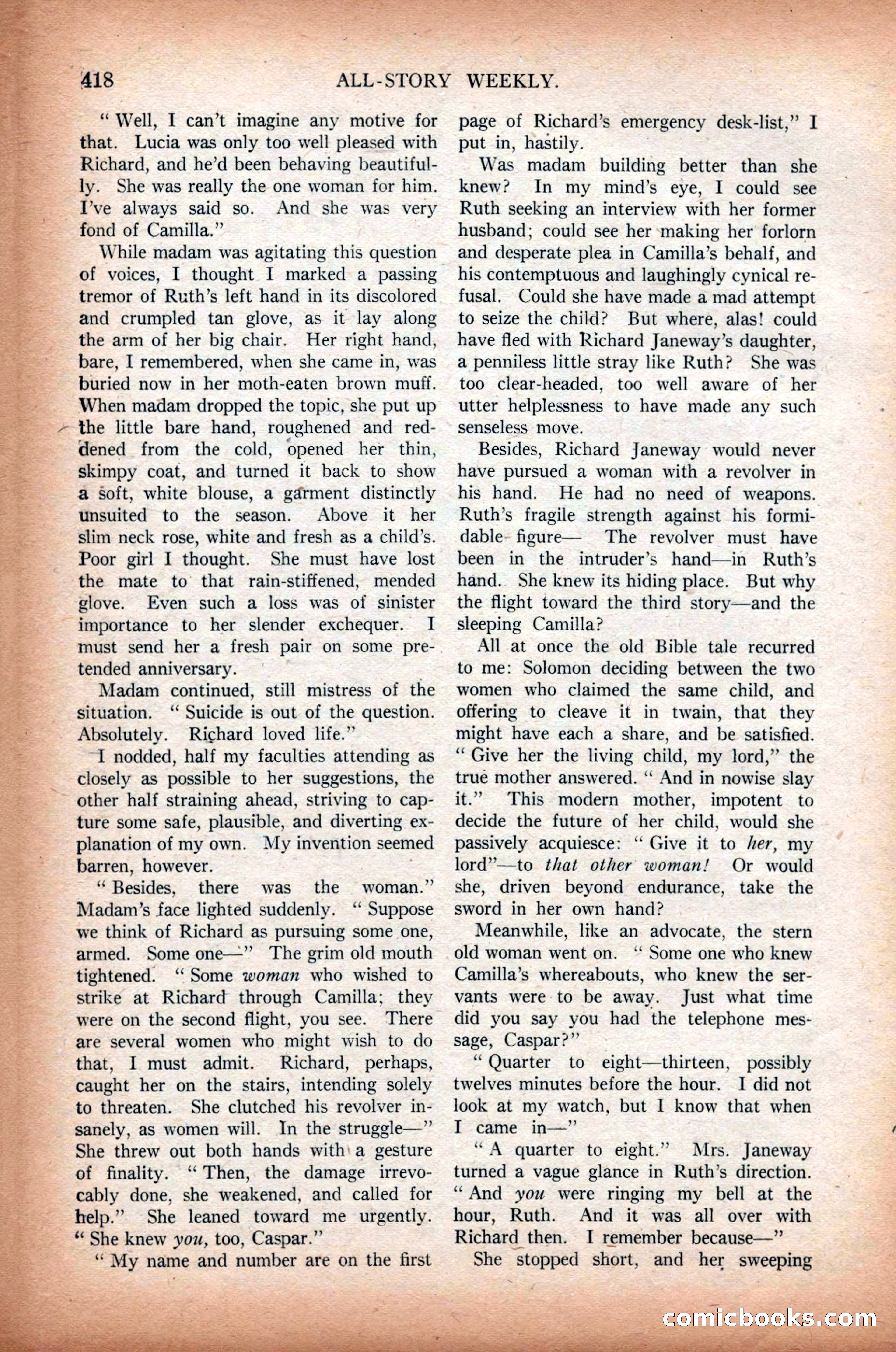 All-Story Weekly, March 1, 1919 — page 76 of 192