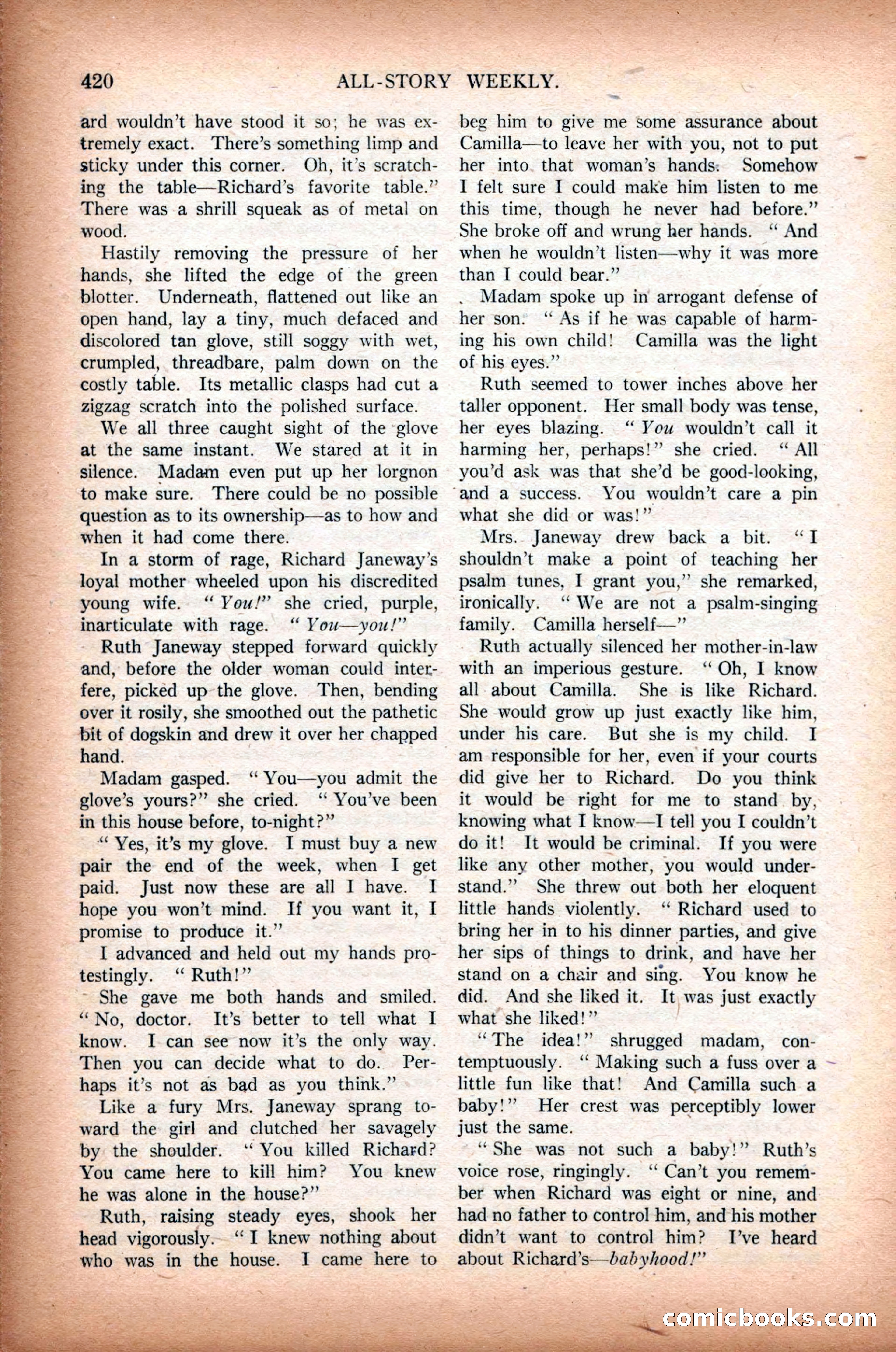 All-Story Weekly, March 1, 1919 — page 78 of 192