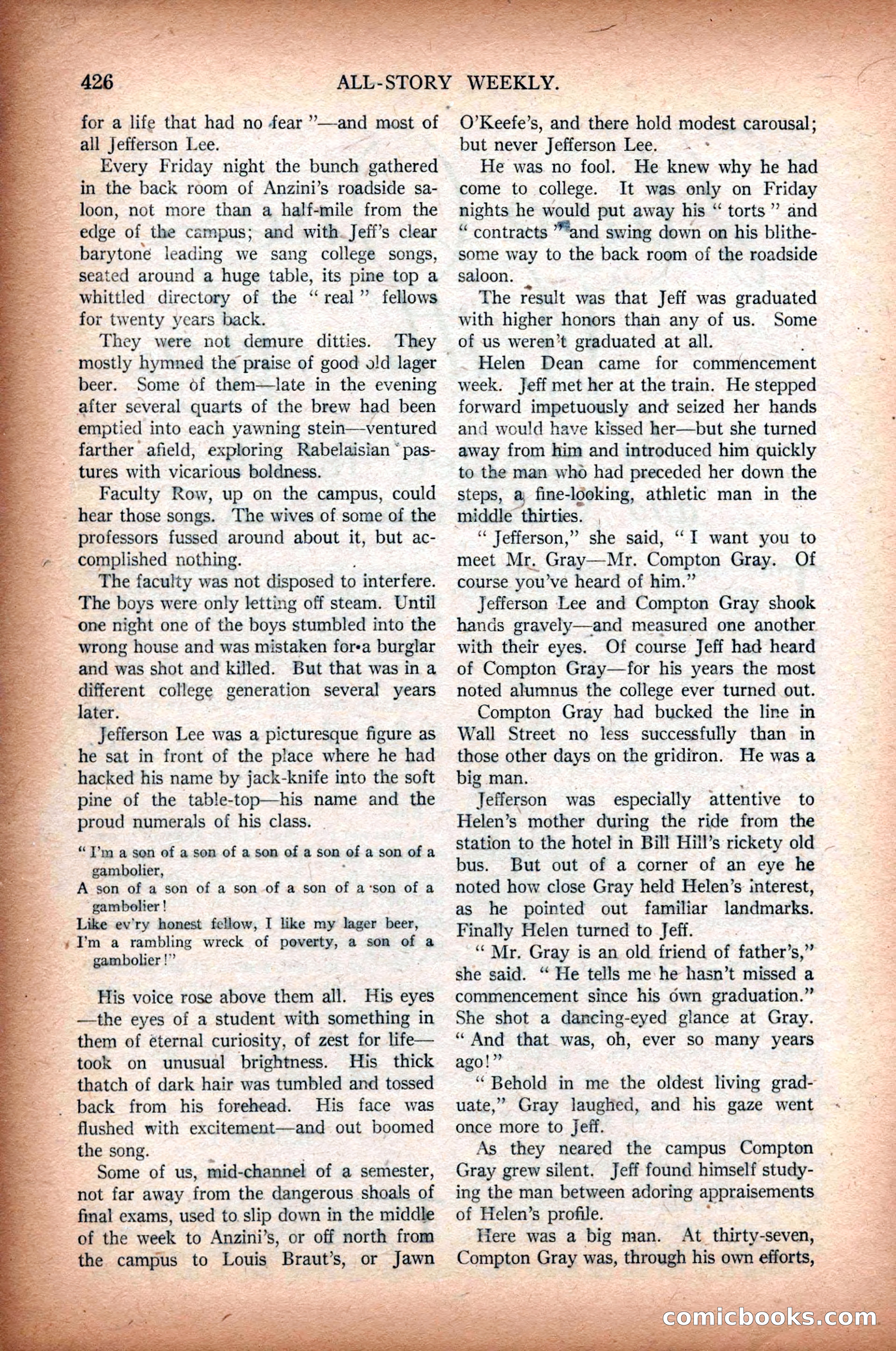 All-Story Weekly, March 1, 1919 — page 84 of 192