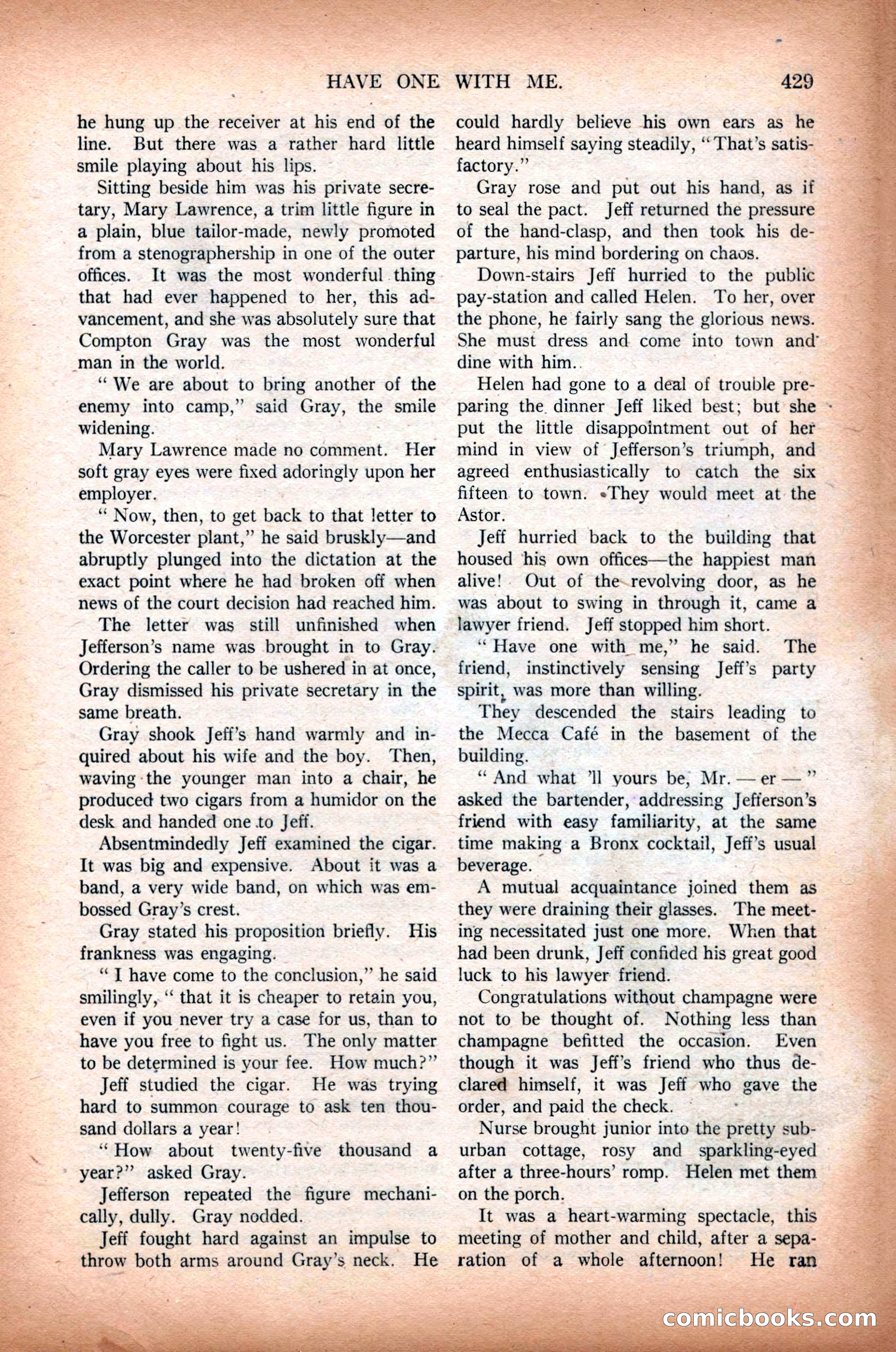 All-Story Weekly, March 1, 1919 — page 87 of 192