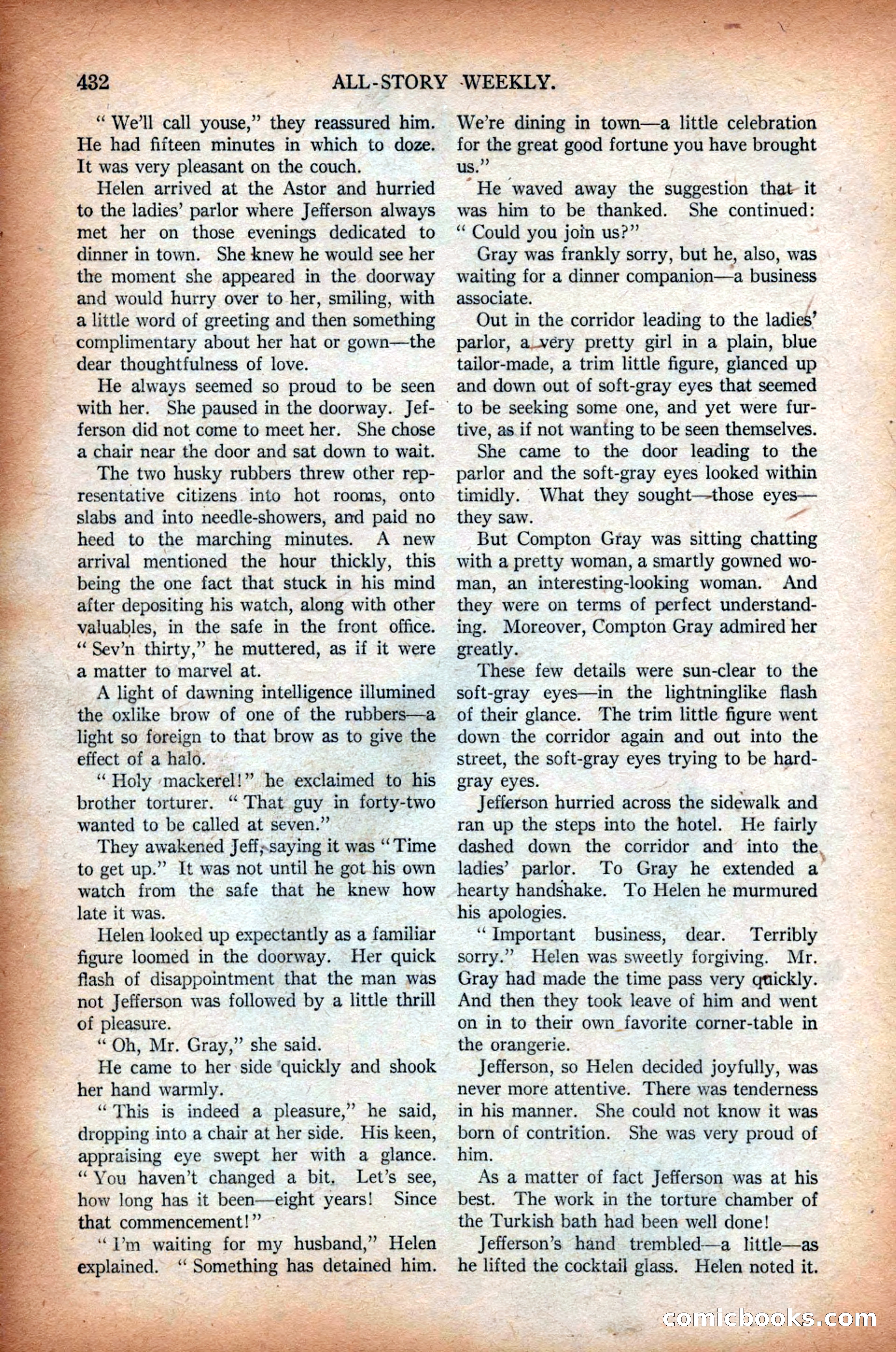 All-Story Weekly, March 1, 1919 — page 90 of 192