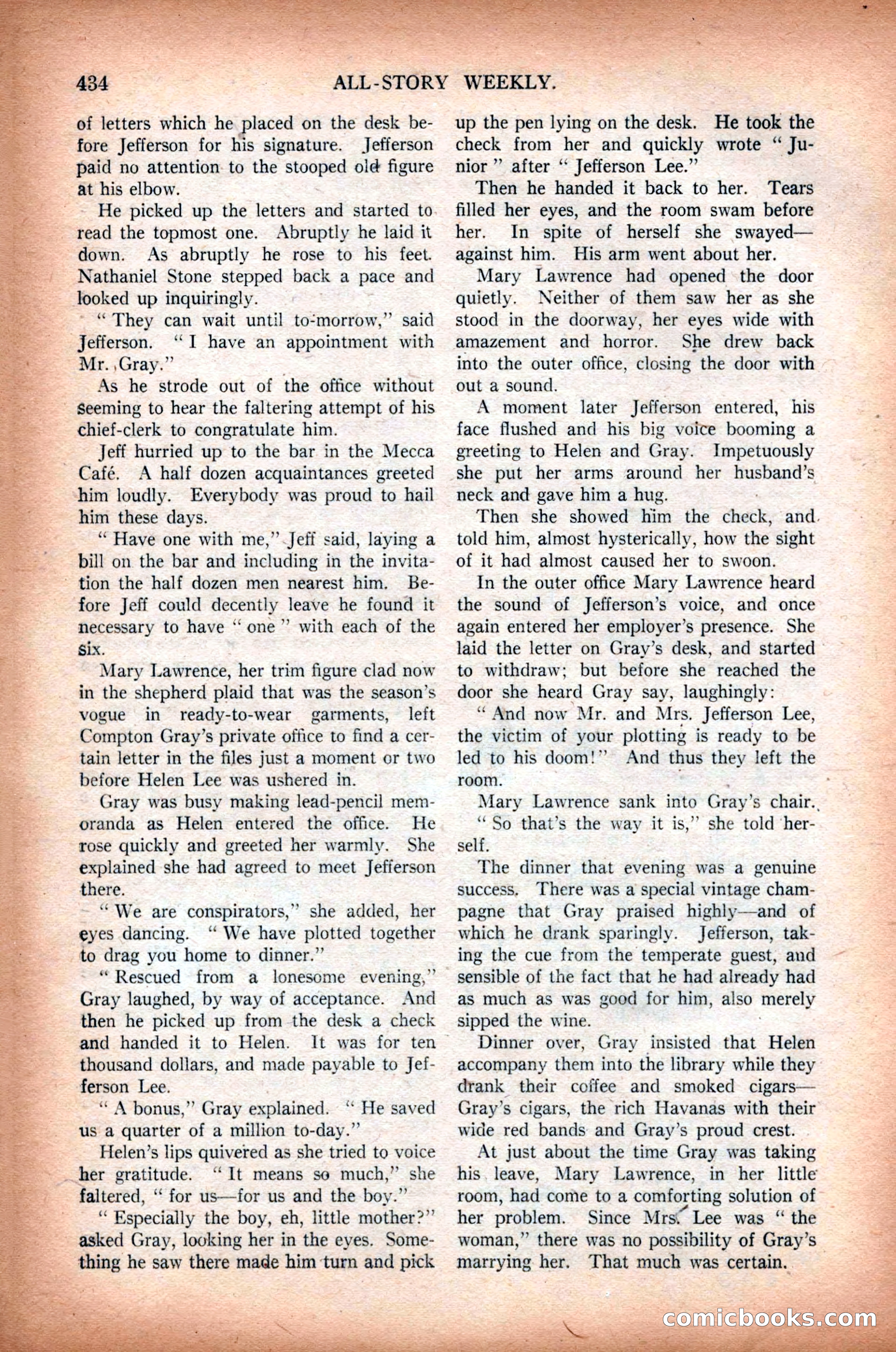 All-Story Weekly, March 1, 1919 — page 92 of 192