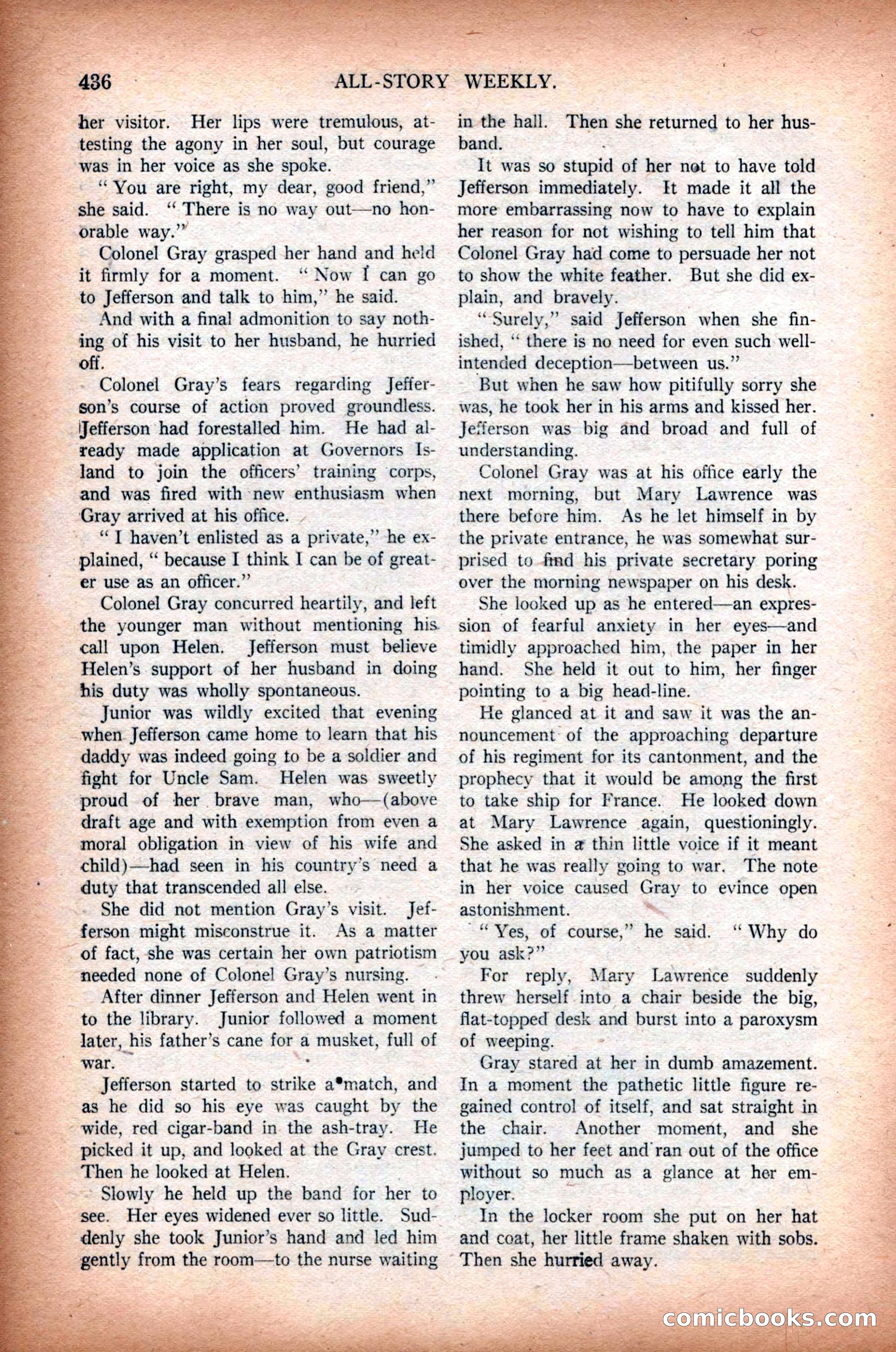 All-Story Weekly, March 1, 1919 — page 94 of 192