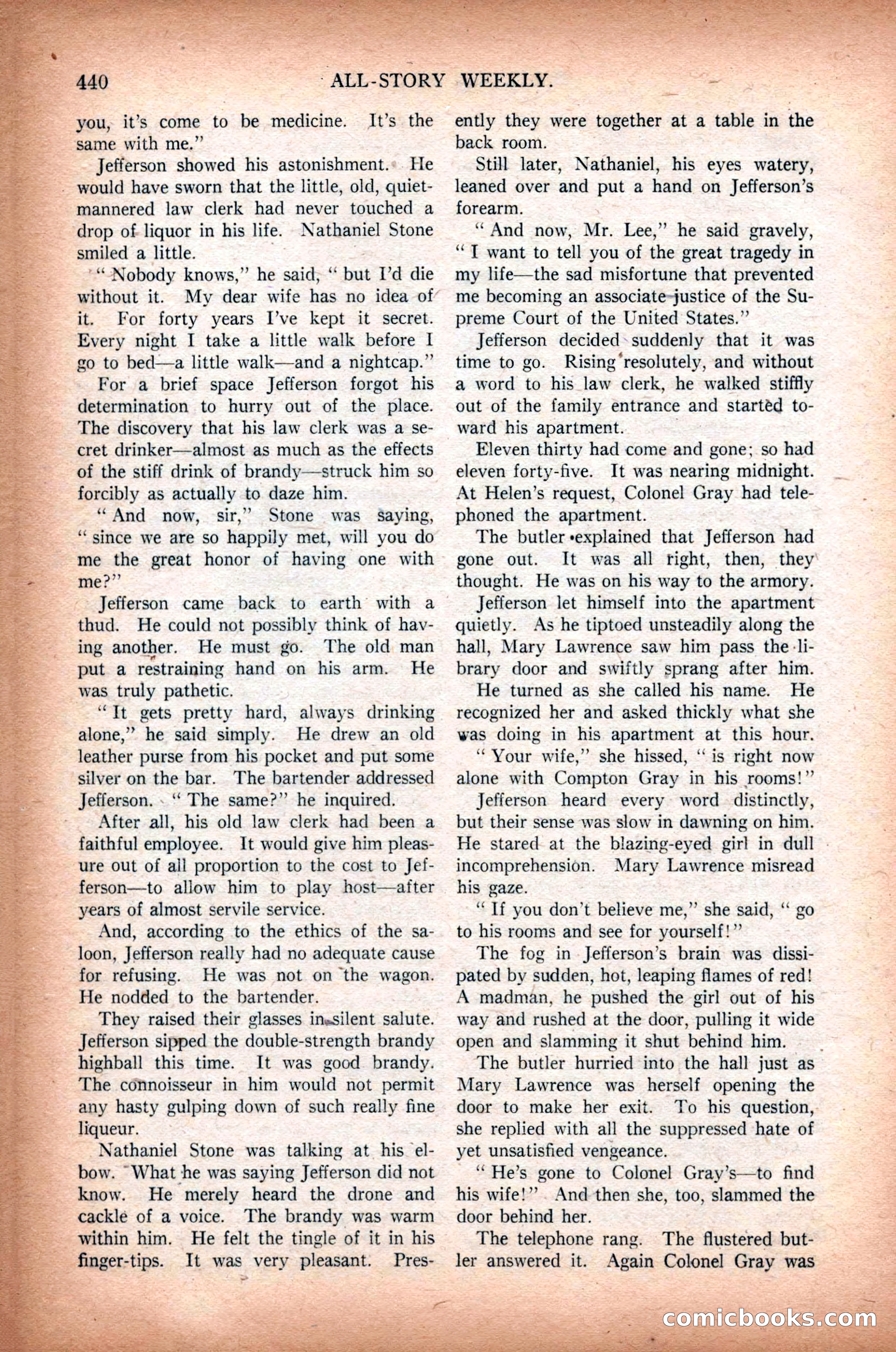 All-Story Weekly, March 1, 1919 — page 98 of 192