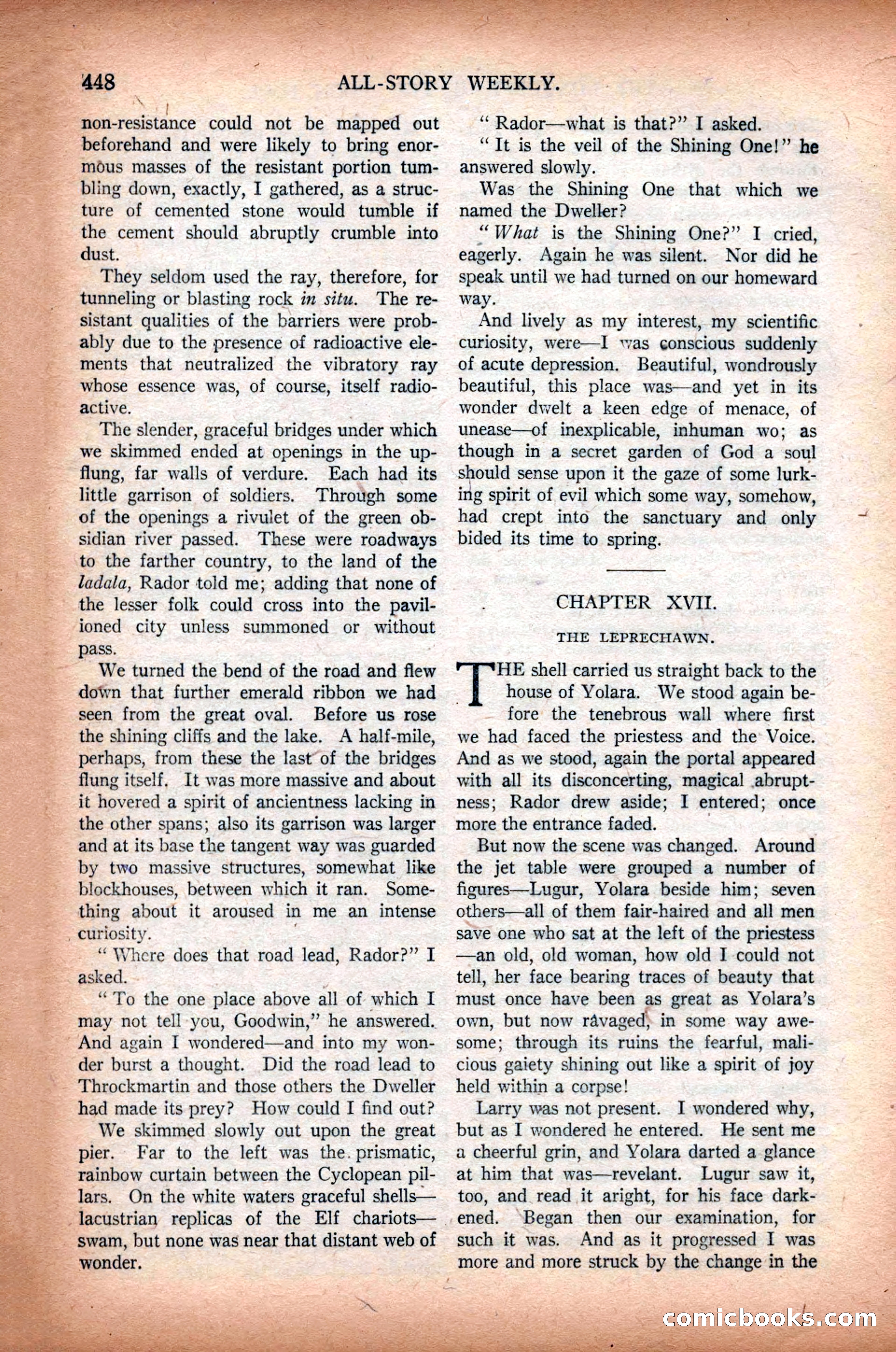 All-Story Weekly, March 1, 1919 — page 106 of 192