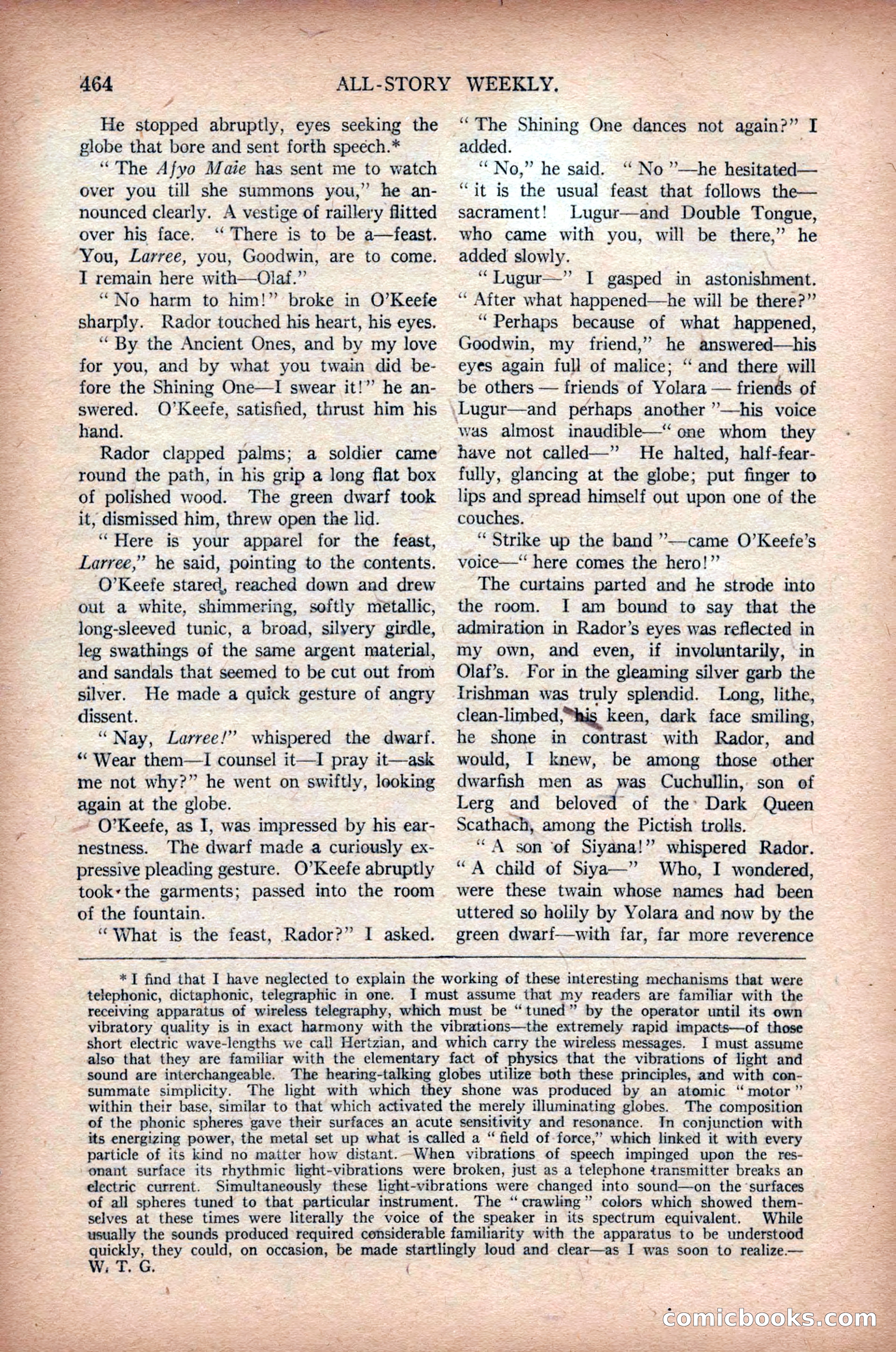 All-Story Weekly, March 1, 1919 — page 122 of 192