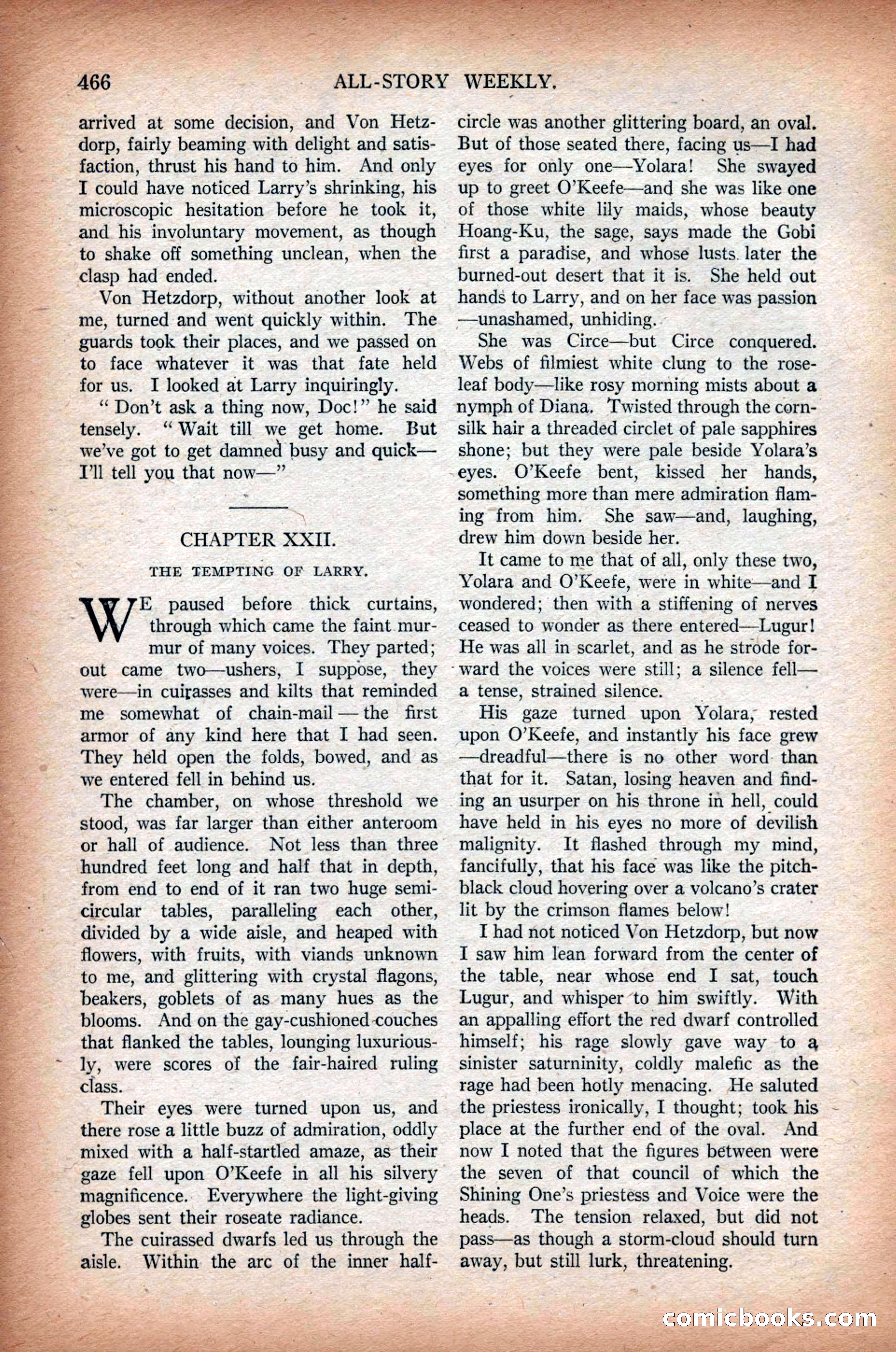 All-Story Weekly, March 1, 1919 — page 124 of 192