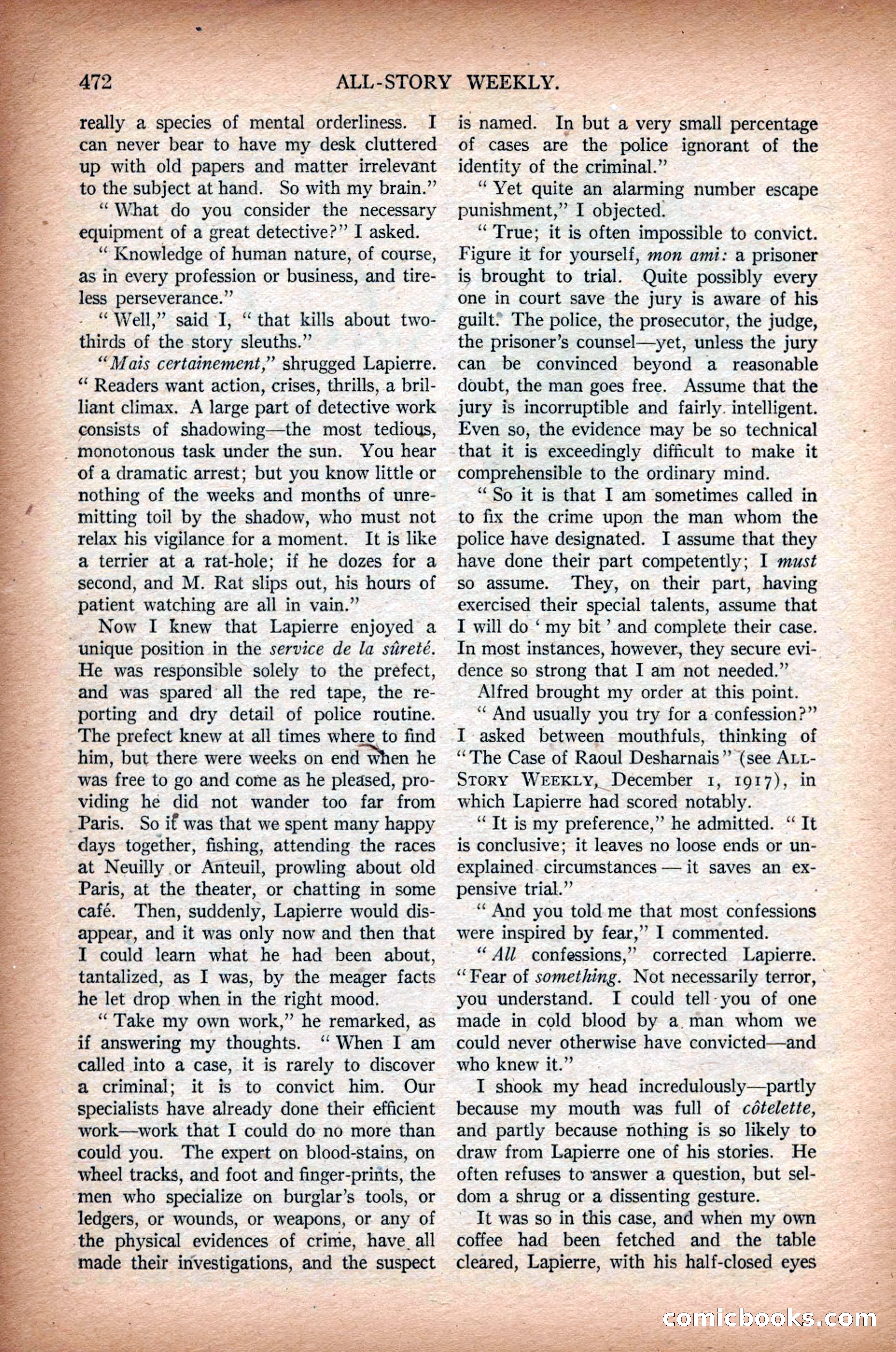 All-Story Weekly, March 1, 1919 — page 130 of 192