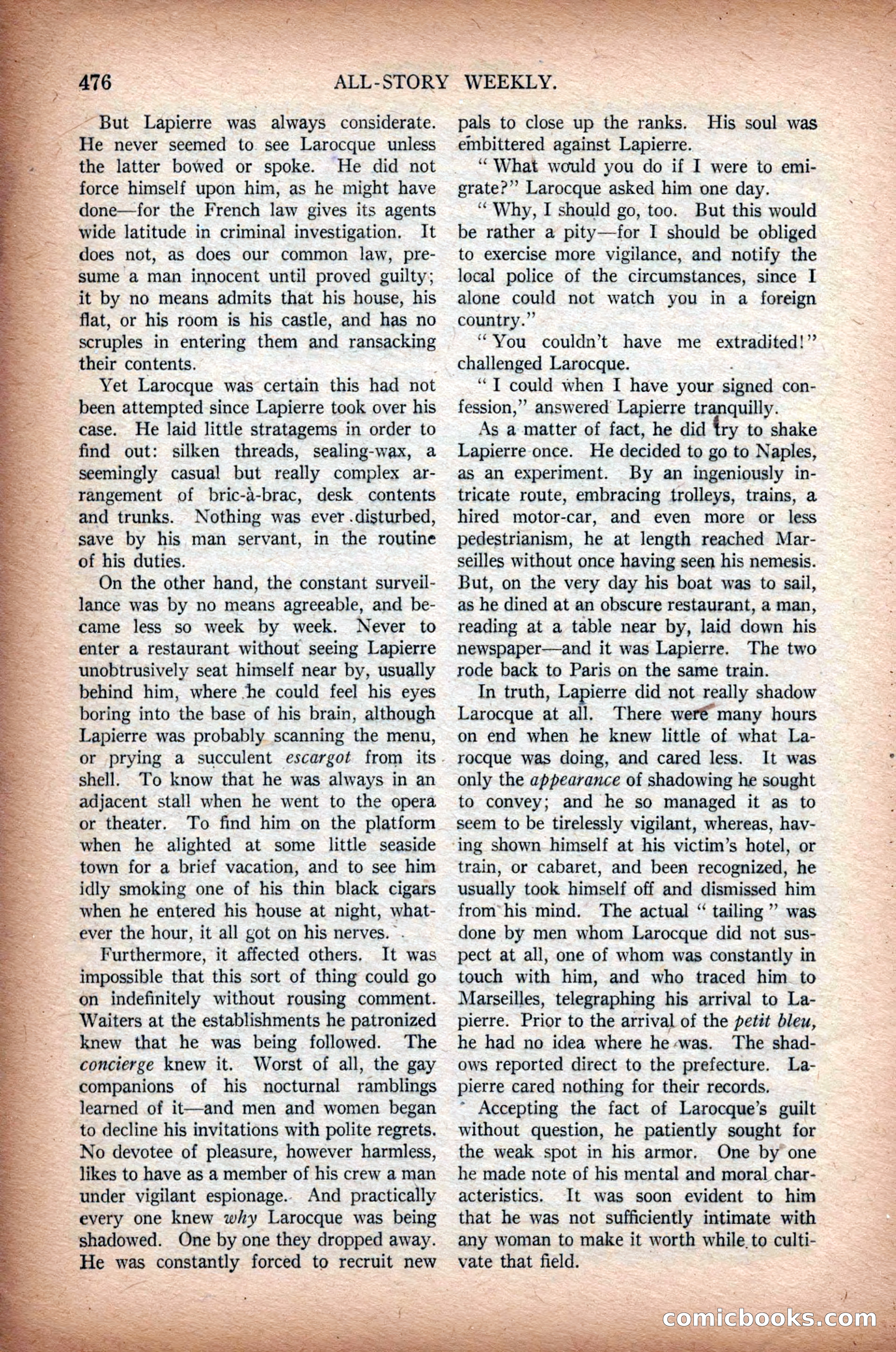 All-Story Weekly, March 1, 1919 — page 134 of 192